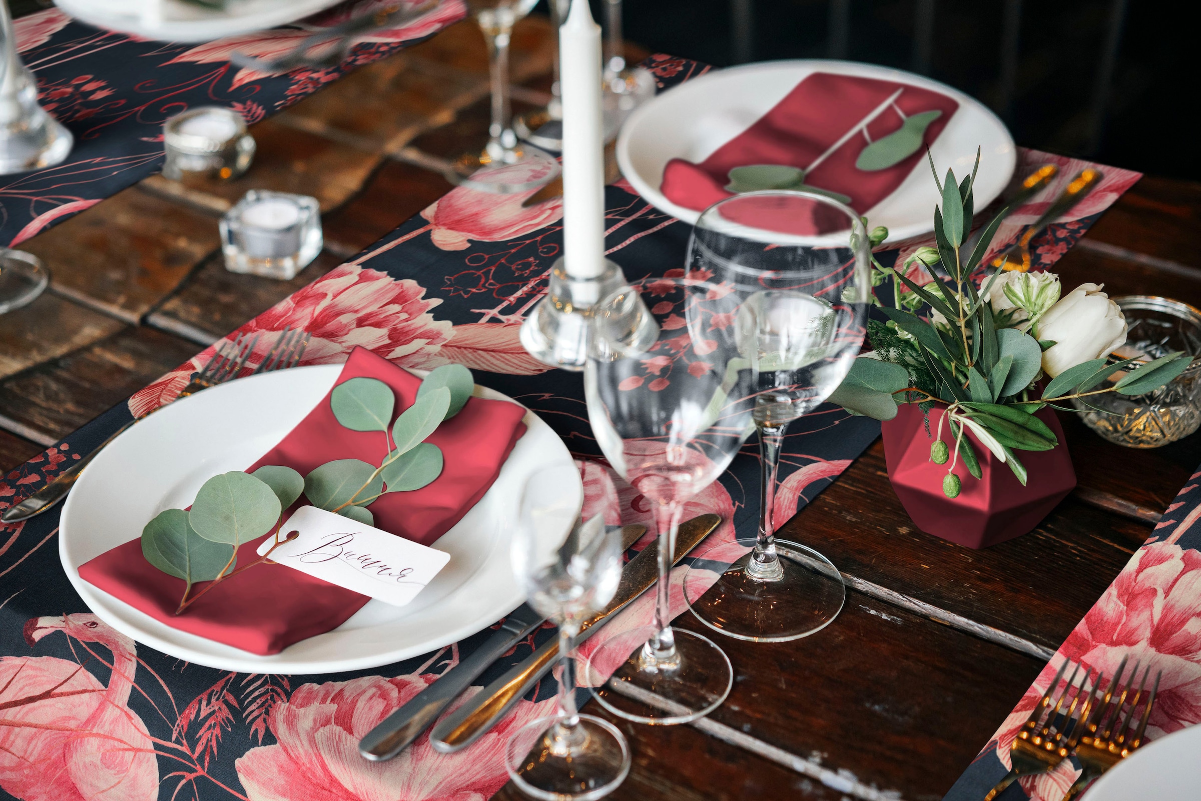 Adam Tischläufer »Eden« GOTS organic,zertifiziert durch CERES 0242Made in Germany