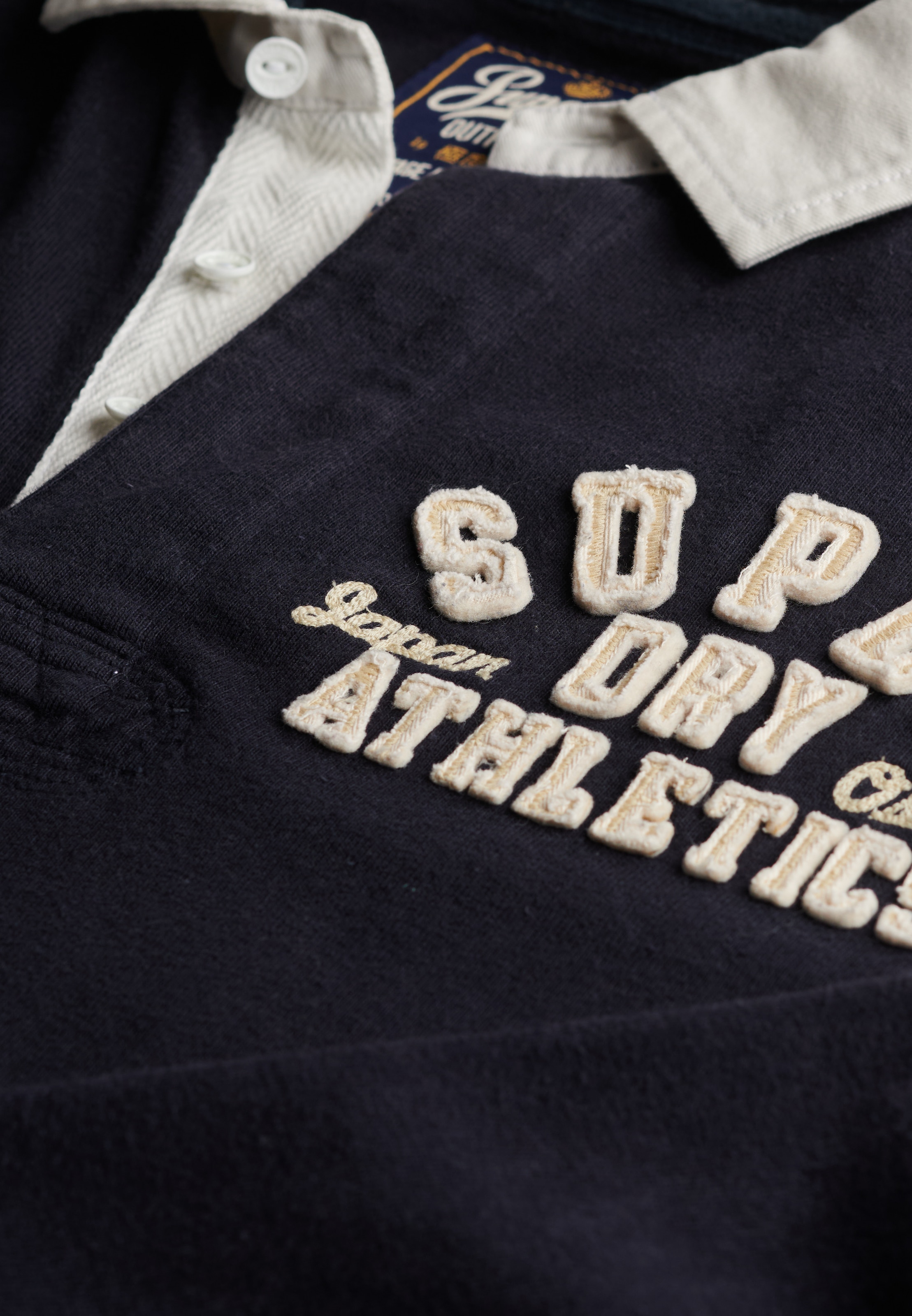 Superdry T-shirt à manches longues »VINTAGE ATHLETIC RUGBY« coton, coupe décontractée