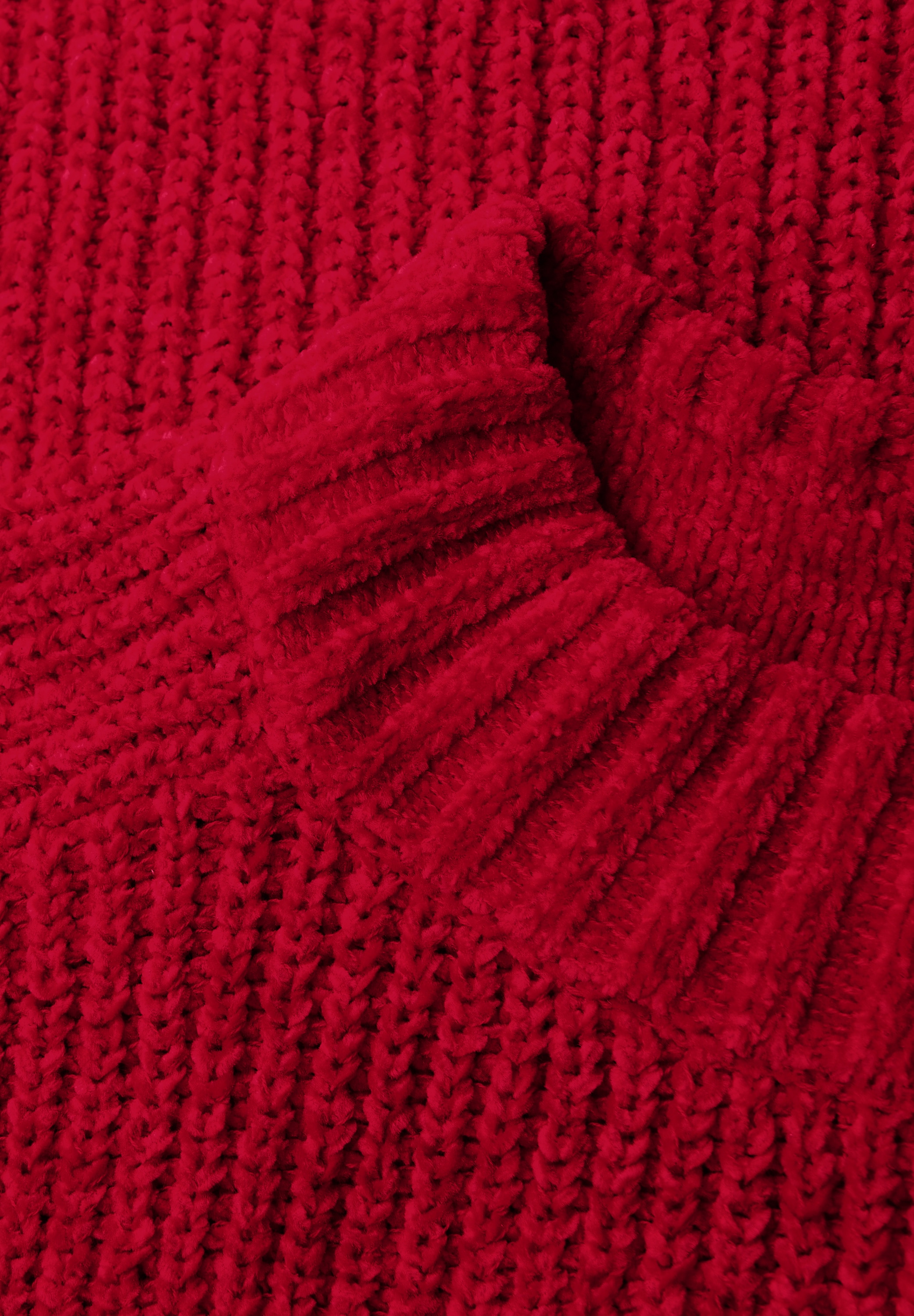 STREET ONE Pull en tricot mit Rippbündchen