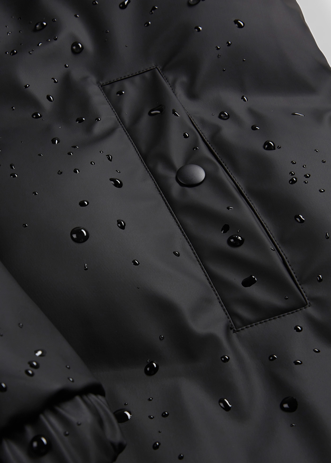 bonprix Manteau de pluie mit 2-Wege-Reissverschluss, Oversize-Passform, mit Stehkragen