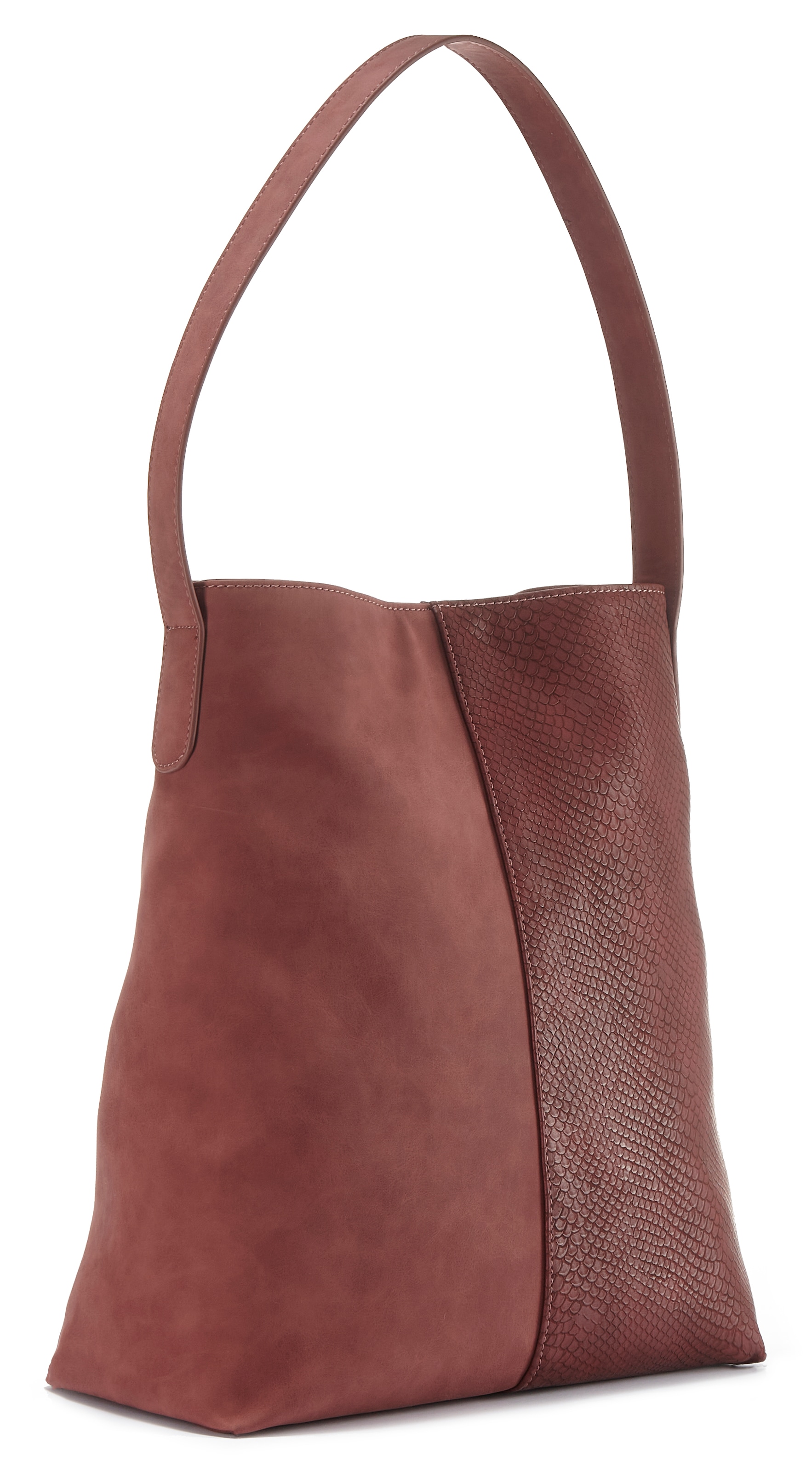 Vivance Shopper »Schultertasche« mit kleiner Innentasche, Handtasche, Damentasche VEGAN