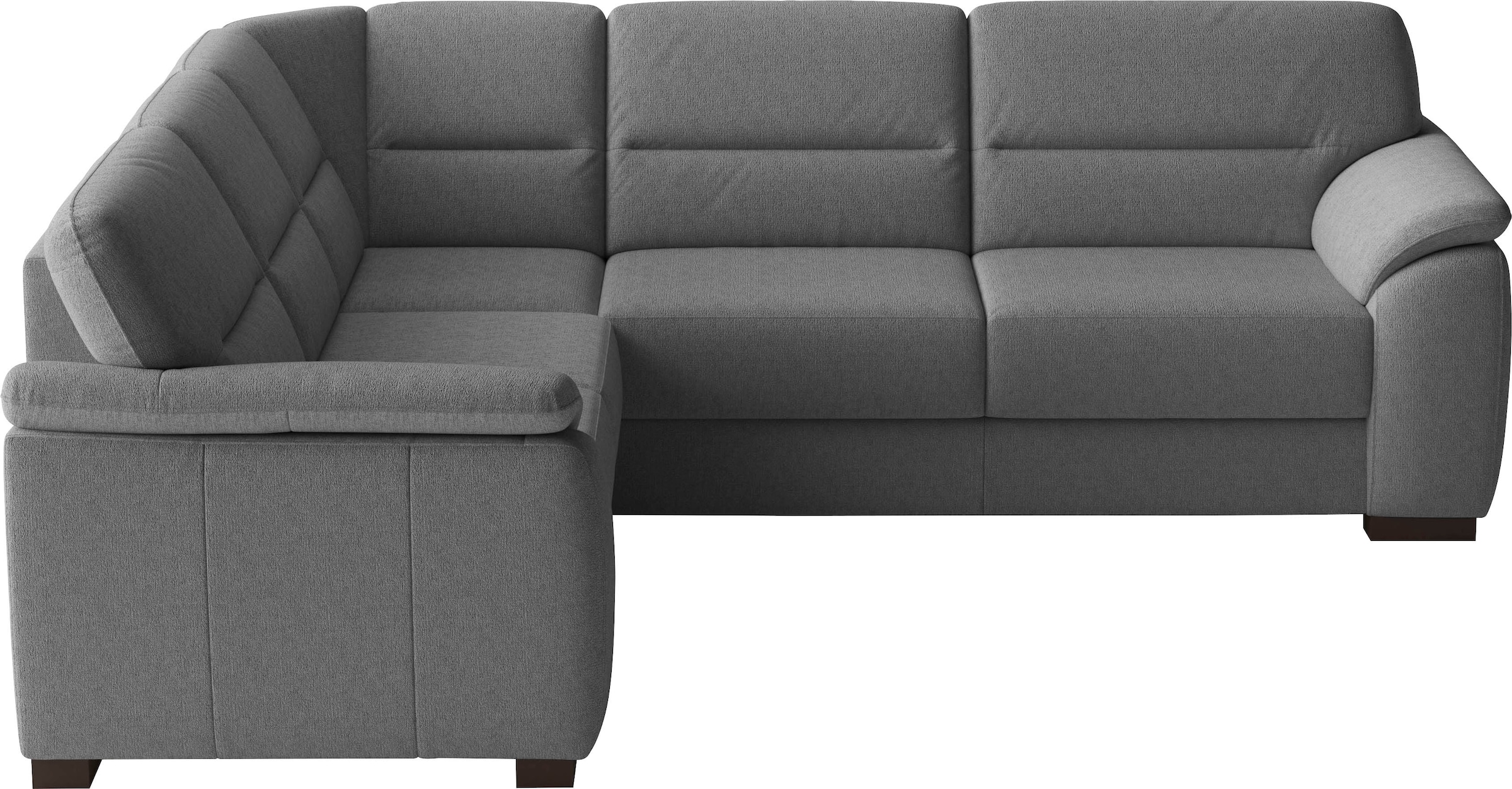 sit&more Ecksofa »Montego L-Form, B: 255 cm« wahlweise mit Schlaffunktion und Schubkasten