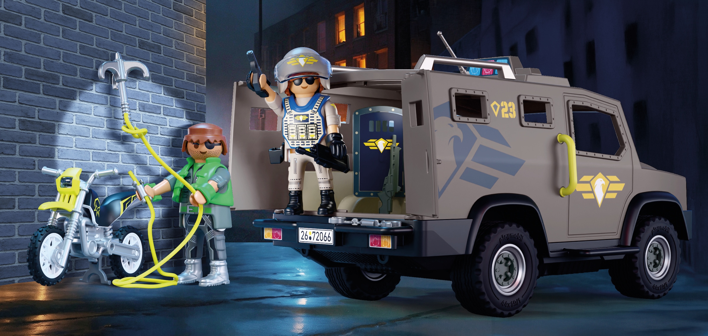 Playmobil® Jeu de construction »SWAT-Einsatzfahrzeug (72066), City Action« Made in Europe