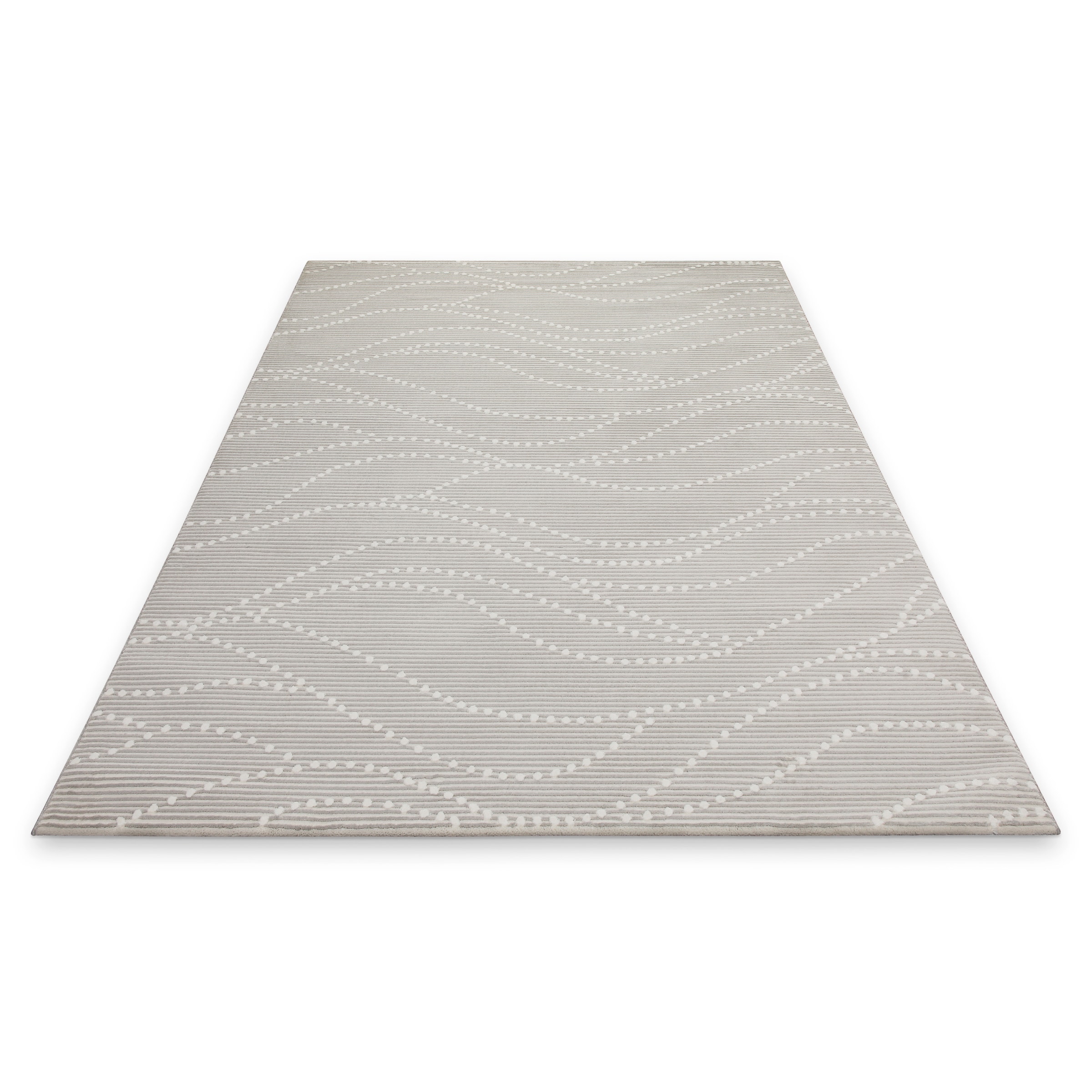 GOODproduct Teppich »Adlee« rechteckig 12 mm Höhe Kurzflorteppich, gewebt, geometrisch, Wohnzimmer, modern, Punkte