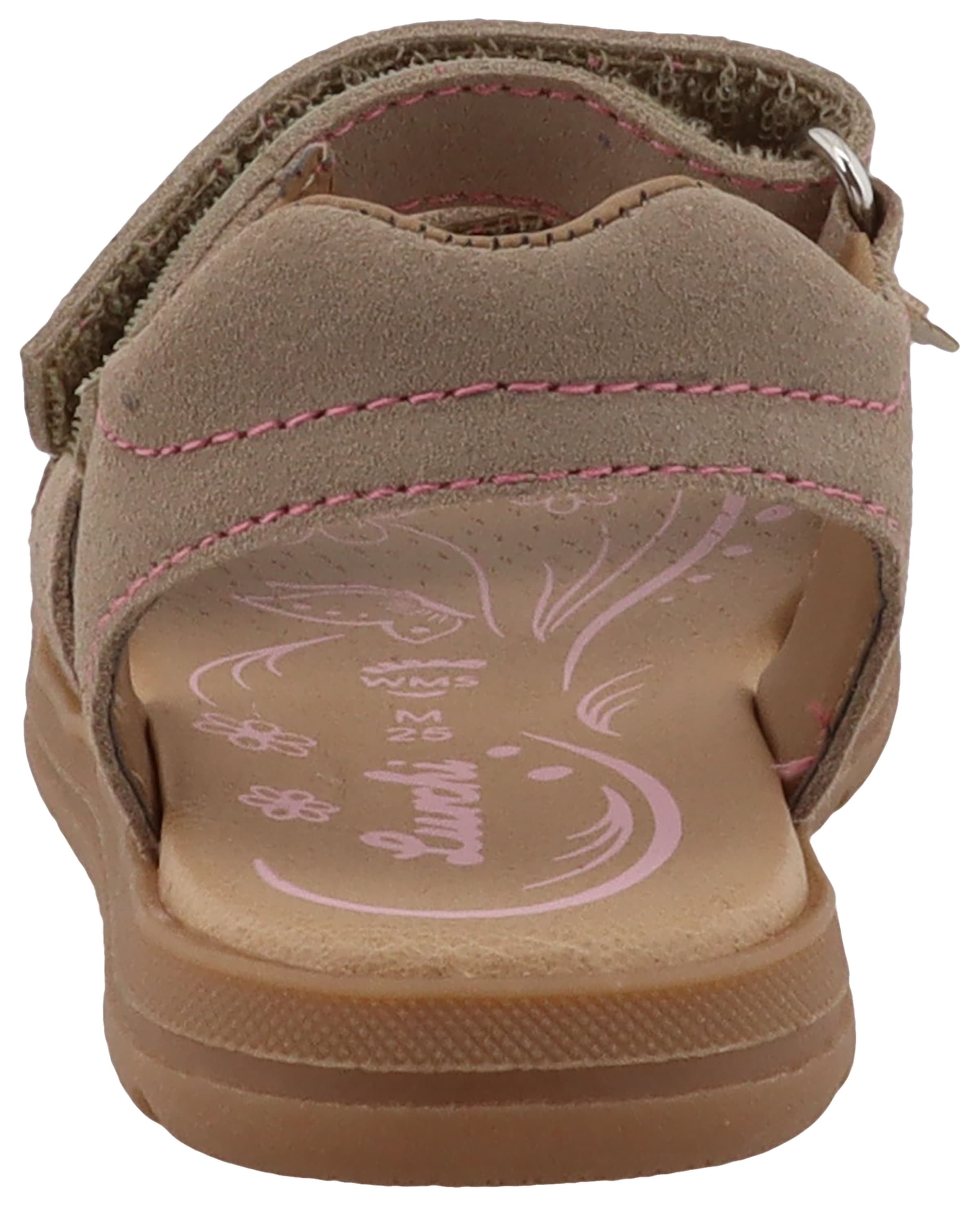 Lurchi Sandale »Cinny«  Chaussure à scratch avec paillettes, gabarit de taille à télécharger