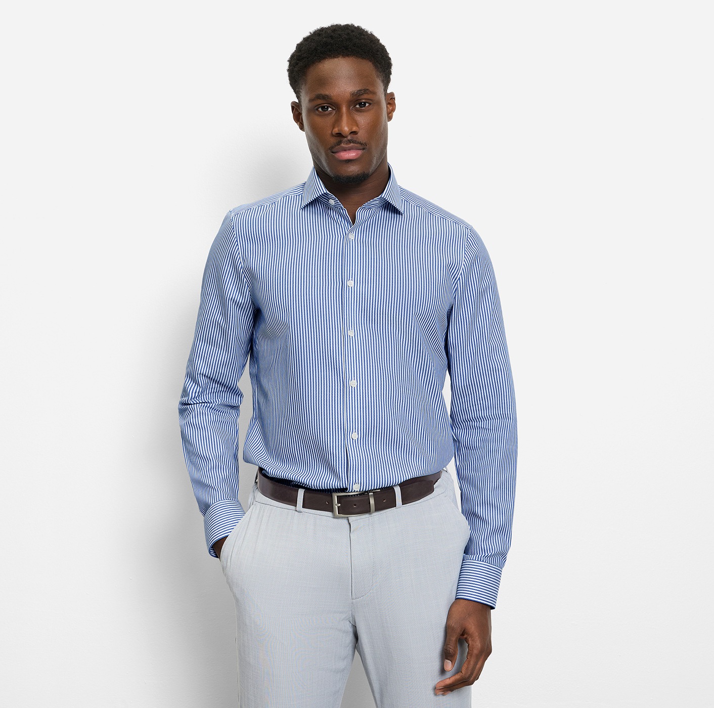 OLYMP Chemise d'affaires »Level Five body fit« modisch gestreift