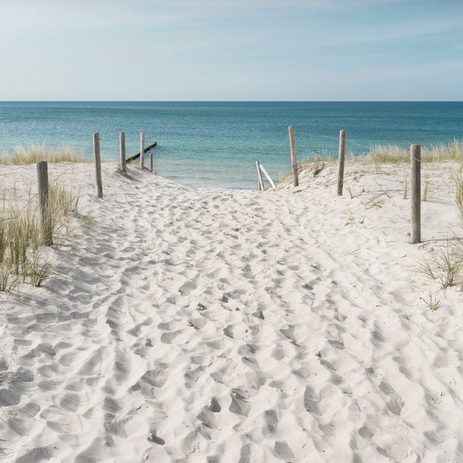 queence Acrylglasbild »Ethos« Deutschland | Düne | Gräser | Himmel | Meer | Meer Bilder | Spa | Strand 1 Stk. tlg. Fine Art-Print in Galeriequalität