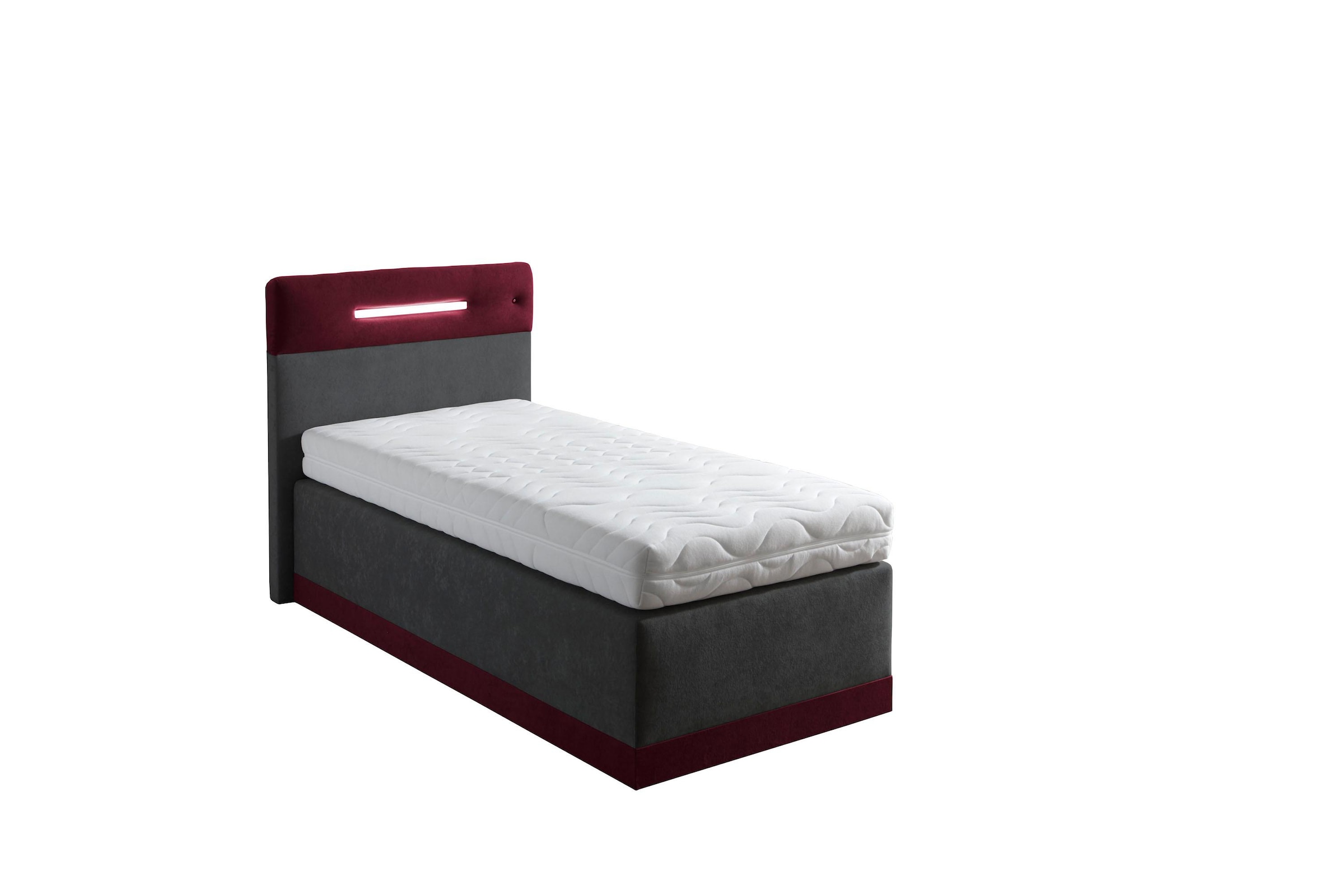 Westfalia Schlafkomfort Boxspringbett mit LED-Beleuchtung