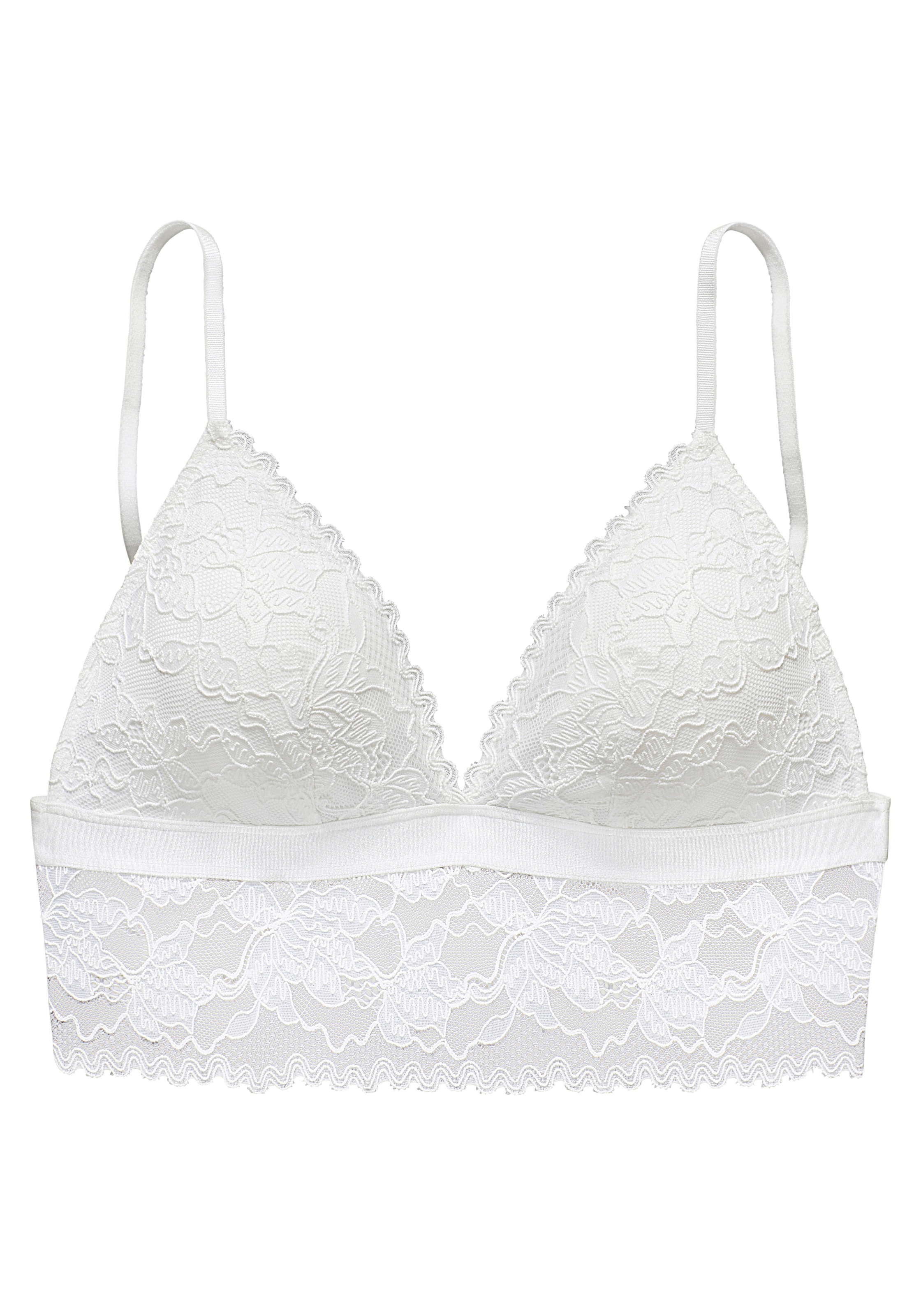LASCANA Soutien-gorge à bretelles ohne Bügel, in leichter Longform, sexy Dessous