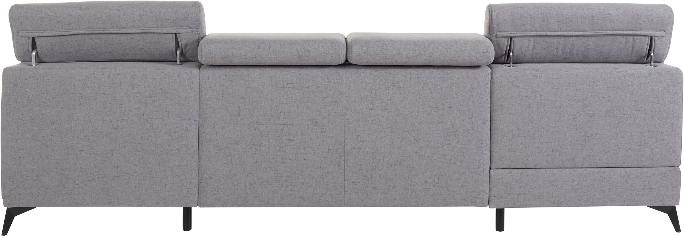 INOSIGN Wohnlandschaft »Cardiz U-Form« inkl.Kopfteilverstellung und Federkern wahlweise mit Bettfunktion