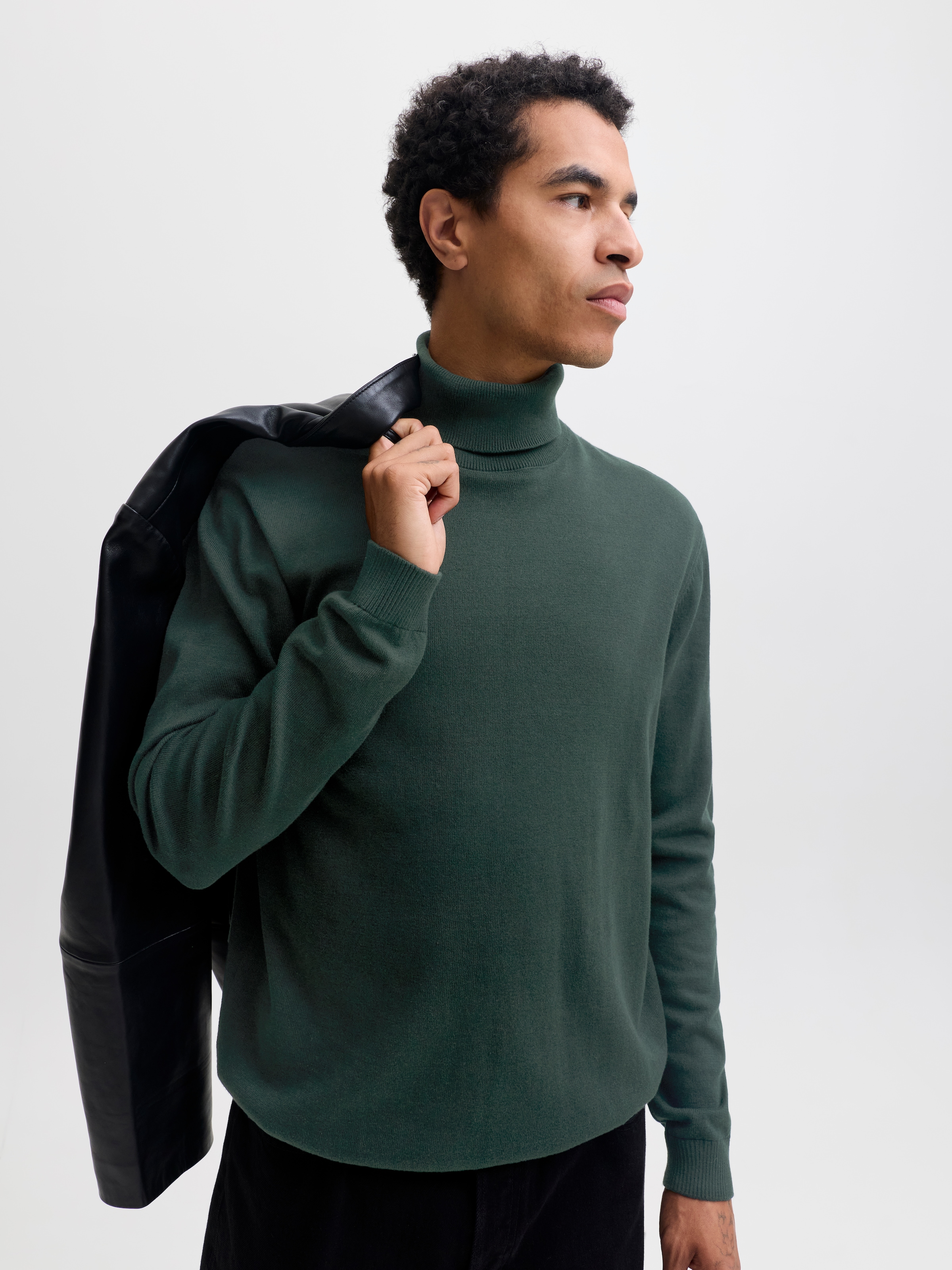 Jack & Jones Pull à col roulé »JJEBASIC mit hohem Tragekomfort« coton, coupe régulière