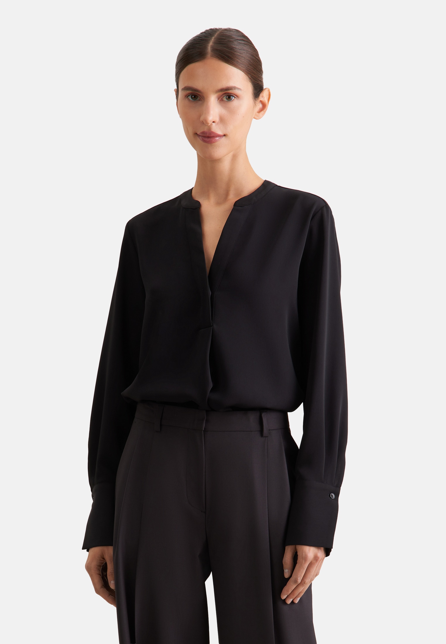 seidensticker Blouse classique »Schwarze Rose« Tunika Uni