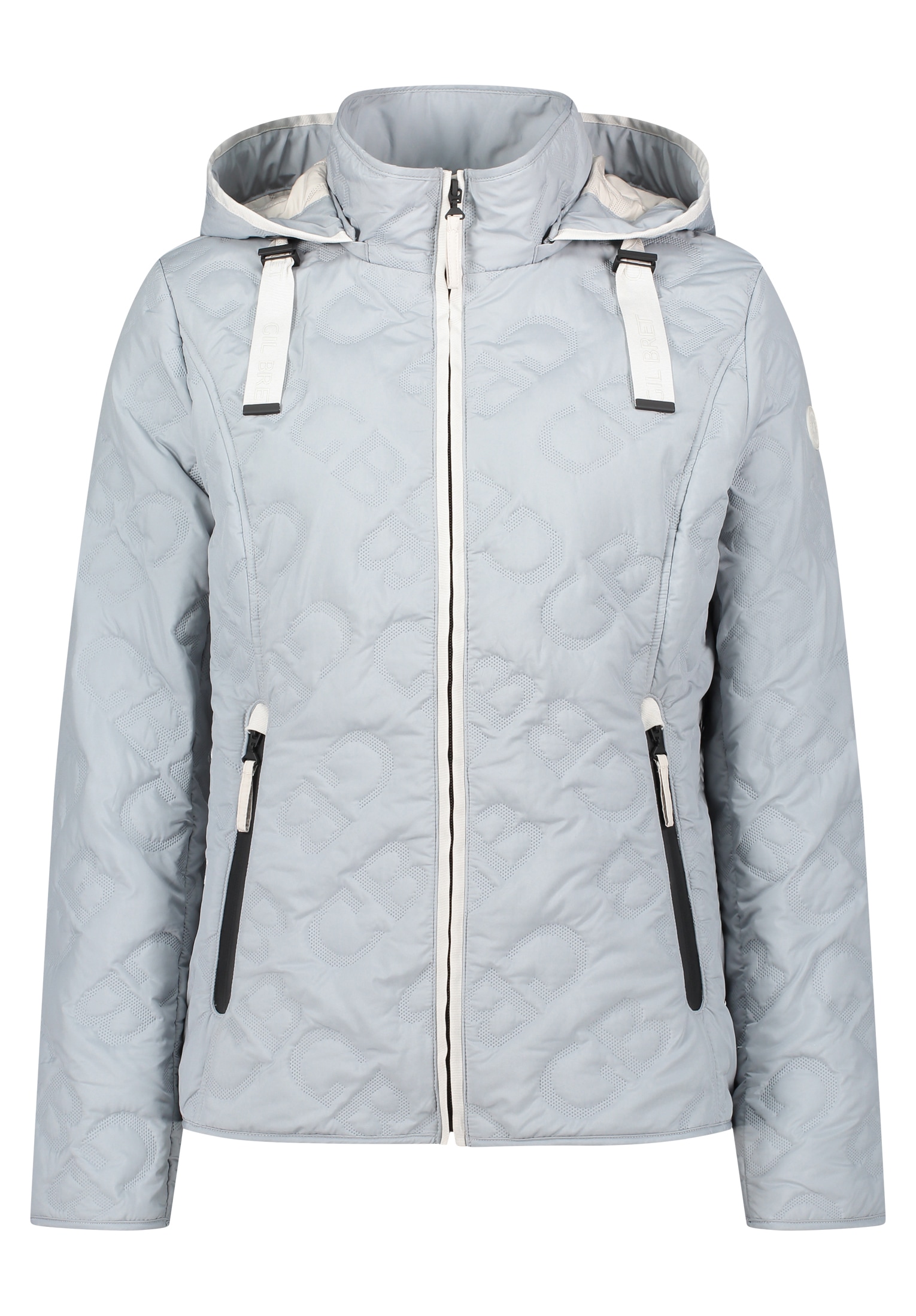 Gil Bret Outdoorjacke mit Kapuze mit Strukturmuster