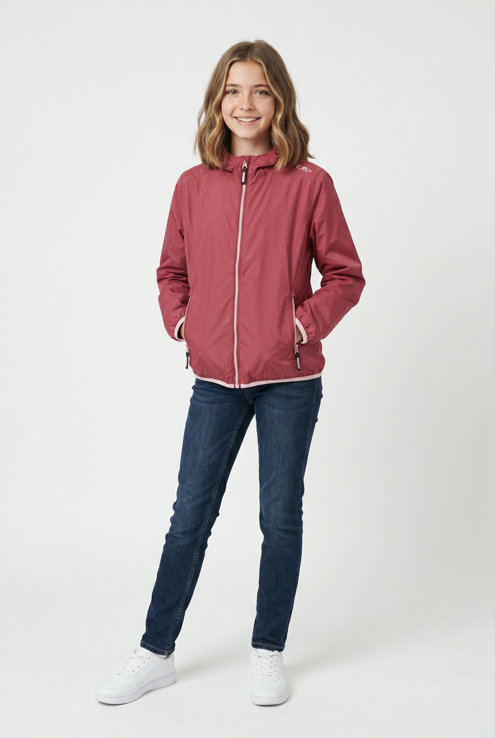 CMP Veste de pluie »KID G JACKET RAIN FIX HOOD« avec capuche pour enfants, avec capuche, coupe-vent et imperméable, colonne d'eau 5000