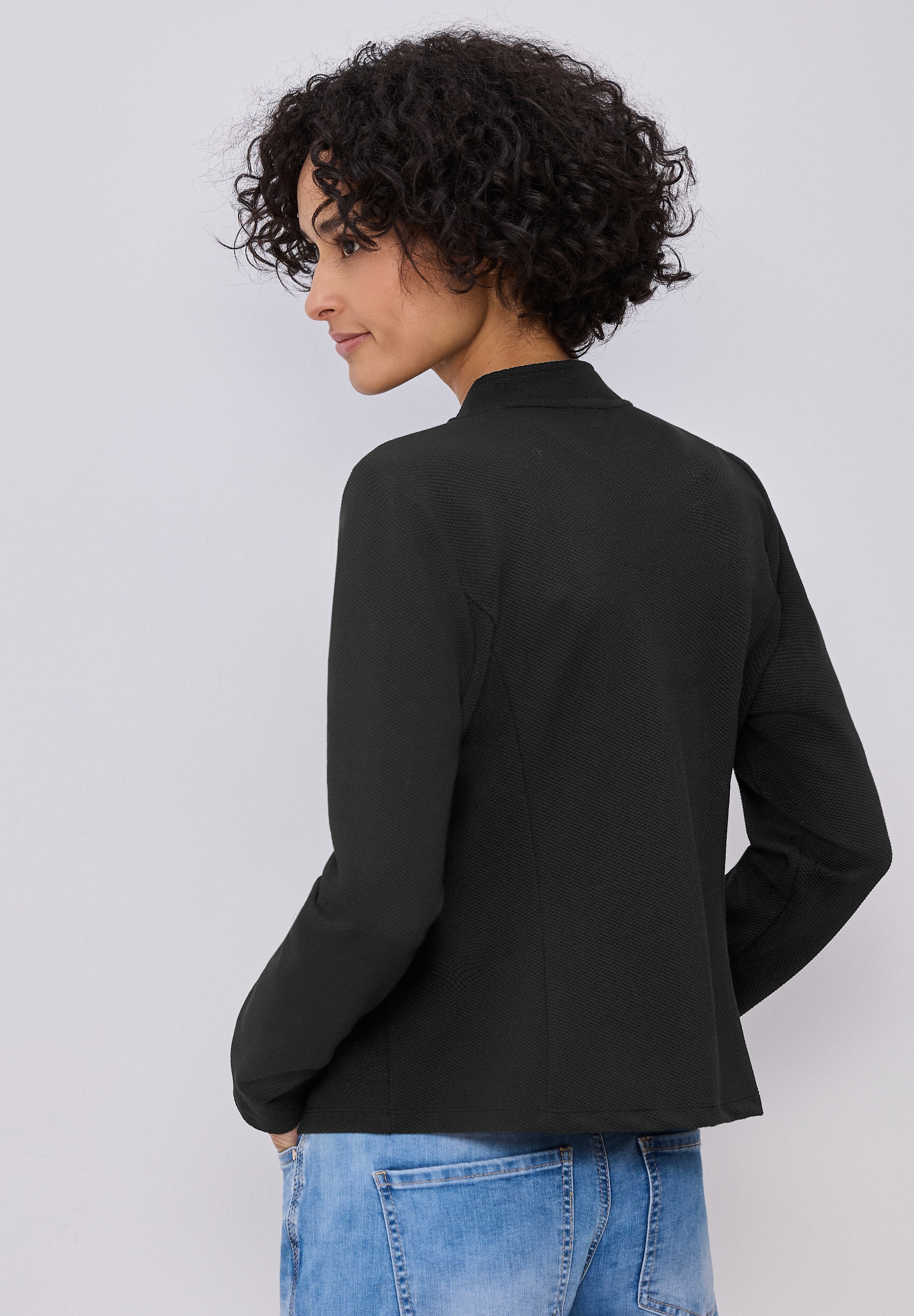 STREET ONE Blazer en jersey avec structure