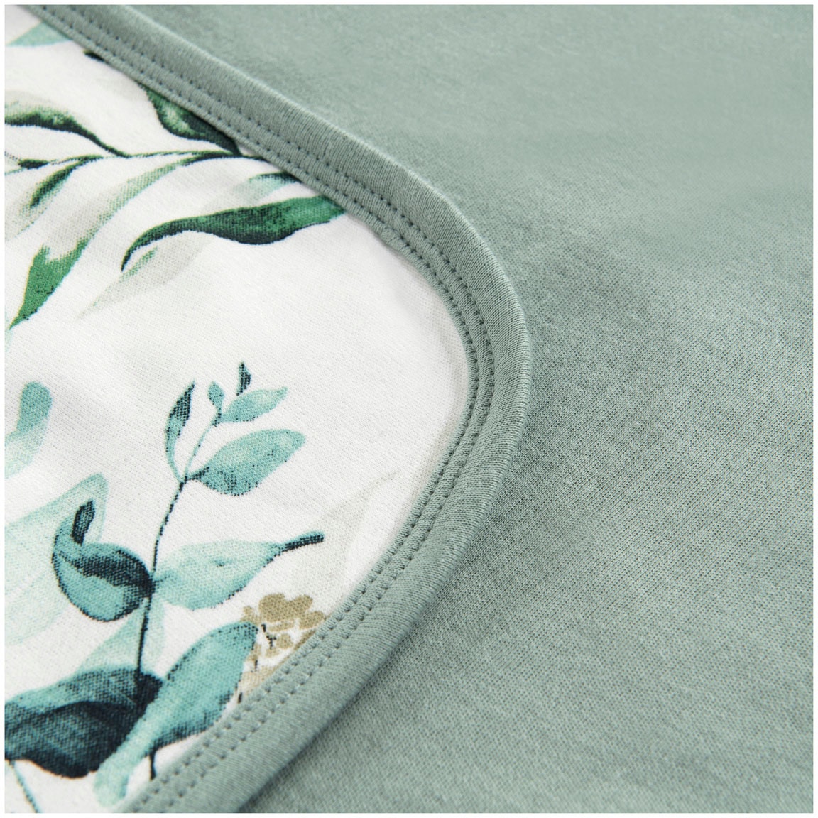 Hauck Babydecke »Baby Einschlagdecke, Snuggle N Dream leaves Mint/grün« Baby Einschlagdecke mit Kapuze