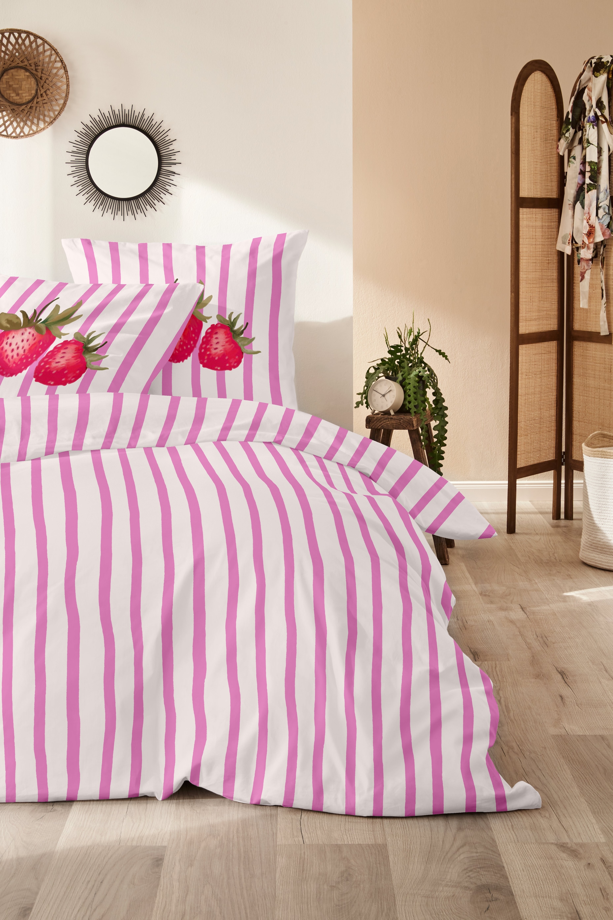 Primera Linge de lit »Renforce-Bettwäsche Lemon stripes« 2