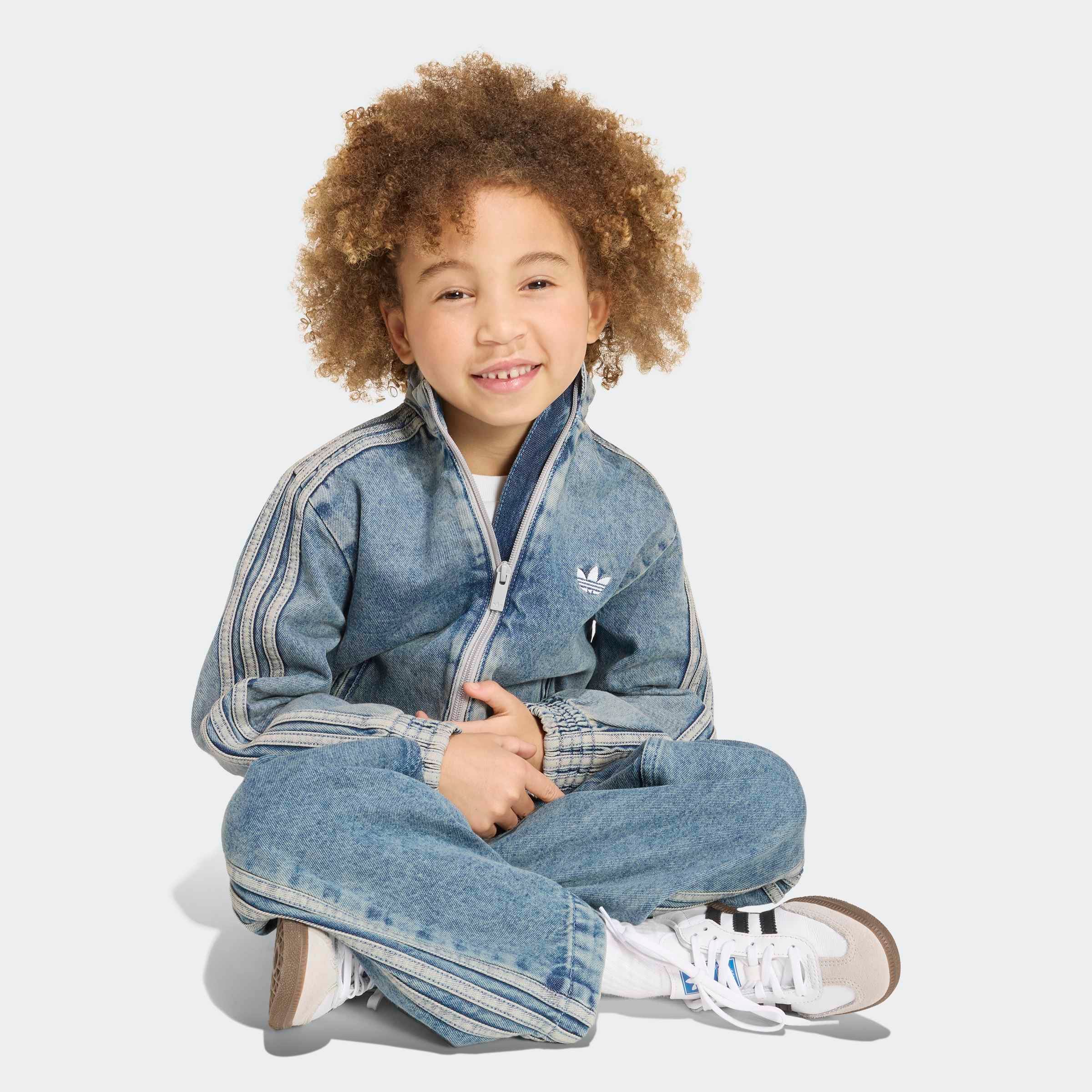 adidas Originals Veste d'extérieur »FIREBIRD ORIGINALS, DENIM, LOCKER GESCHNITTEN«