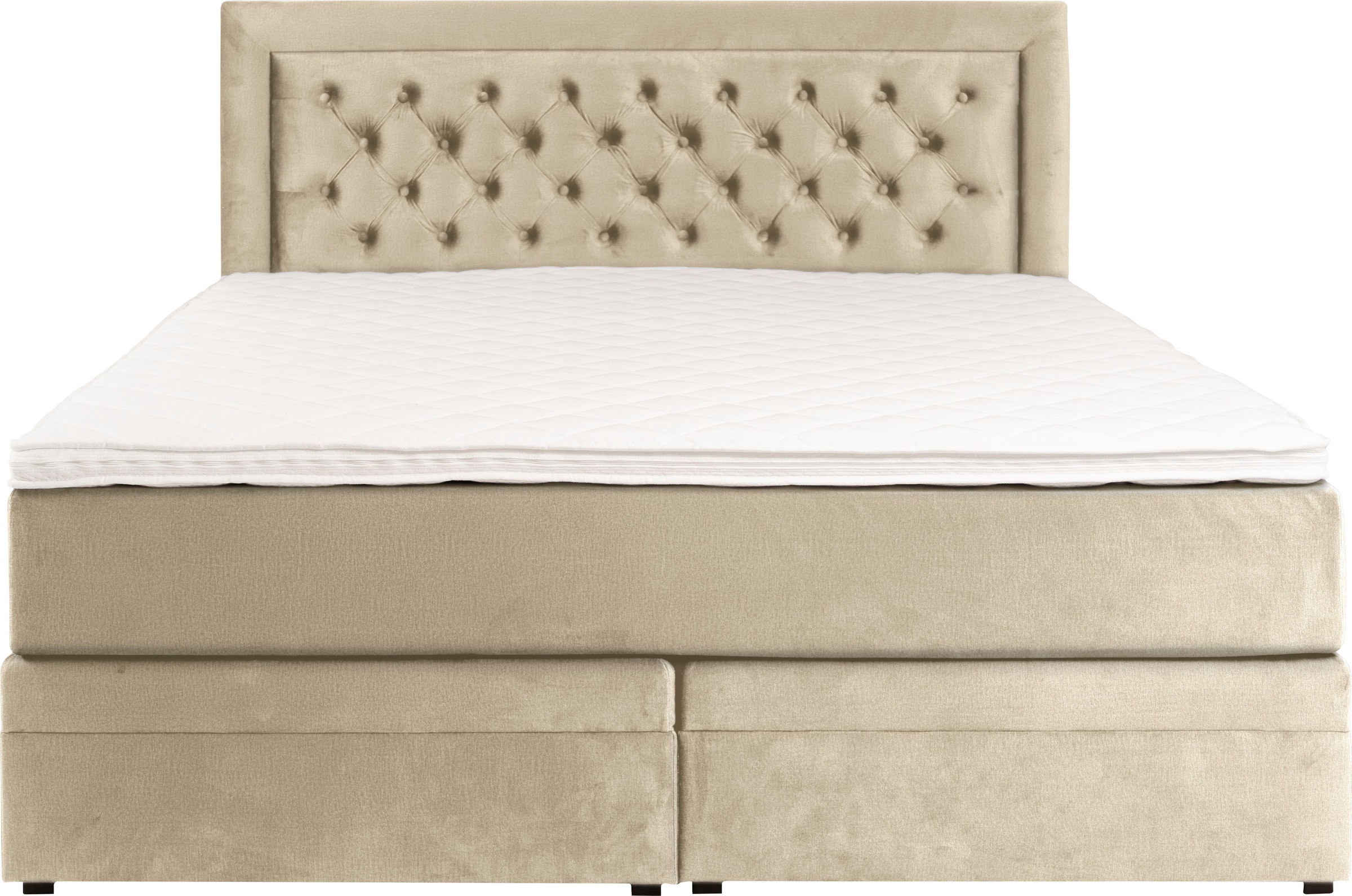 Leonique Boxspringbett »Julien« mit Taschenfederkernmatratze