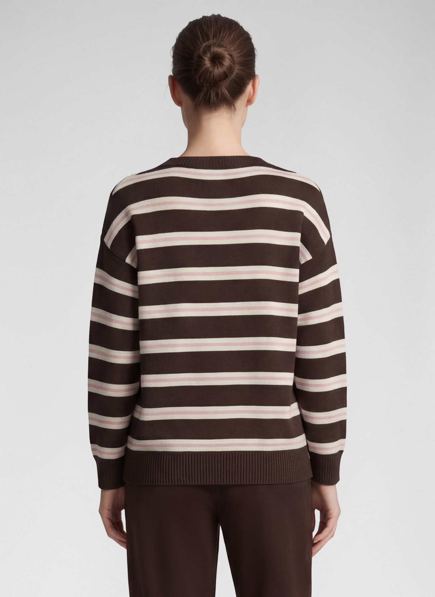 Rabe Pull en tricot avec motif à rayures