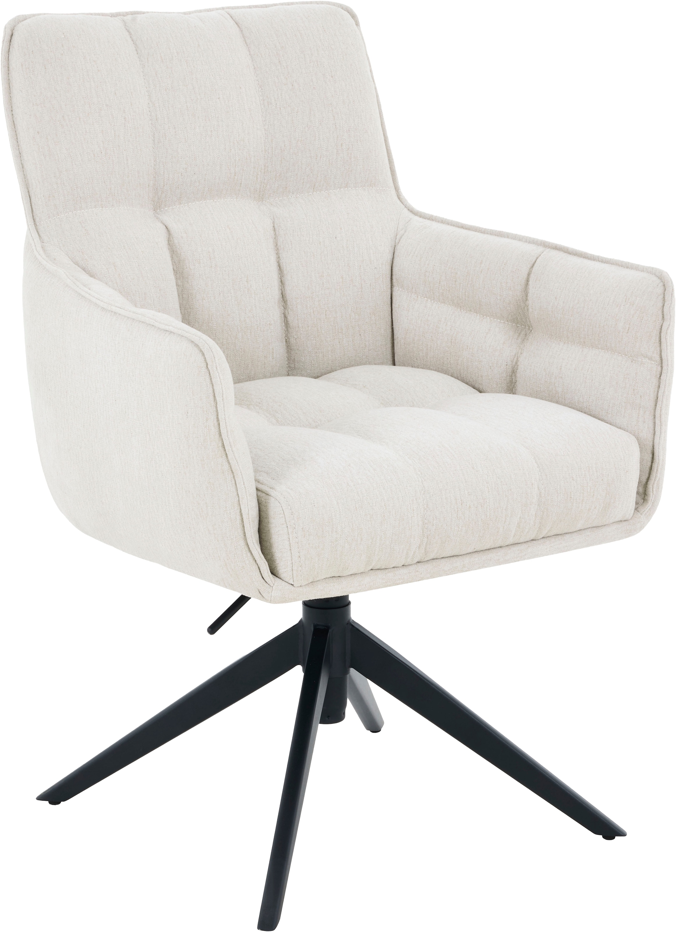 HELA Chaise pivotante »POMBA« () 1 cuis360° drehbar, höhenverstellbar, Federkorb, Armlehnen, 140kg belastbar