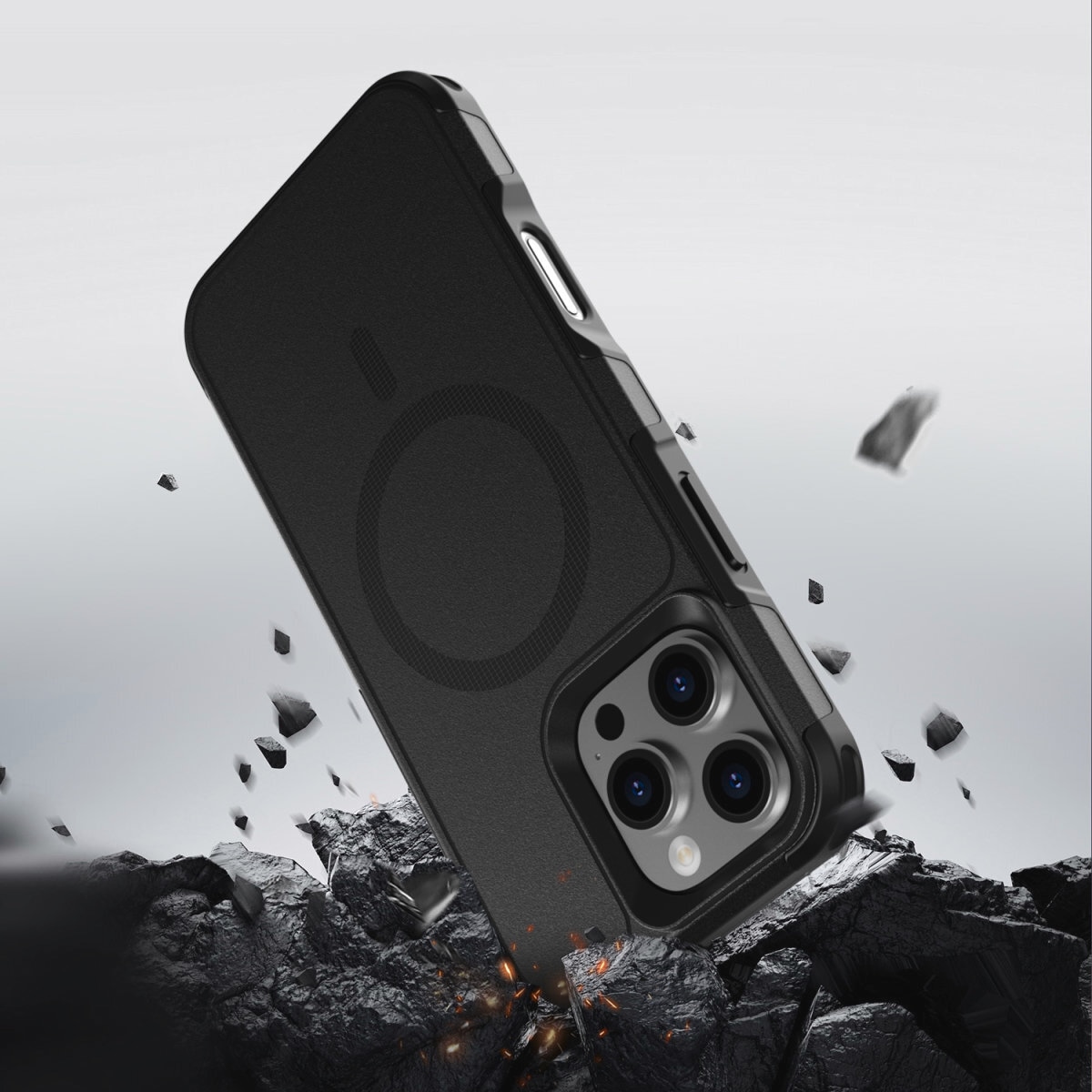 4smarts Handyhülle »Defend Case für Apple iPhone 16 Pro« Backcover, Schutzhülle, Handyschutzhülle, Case, Schutzcase, stossfest