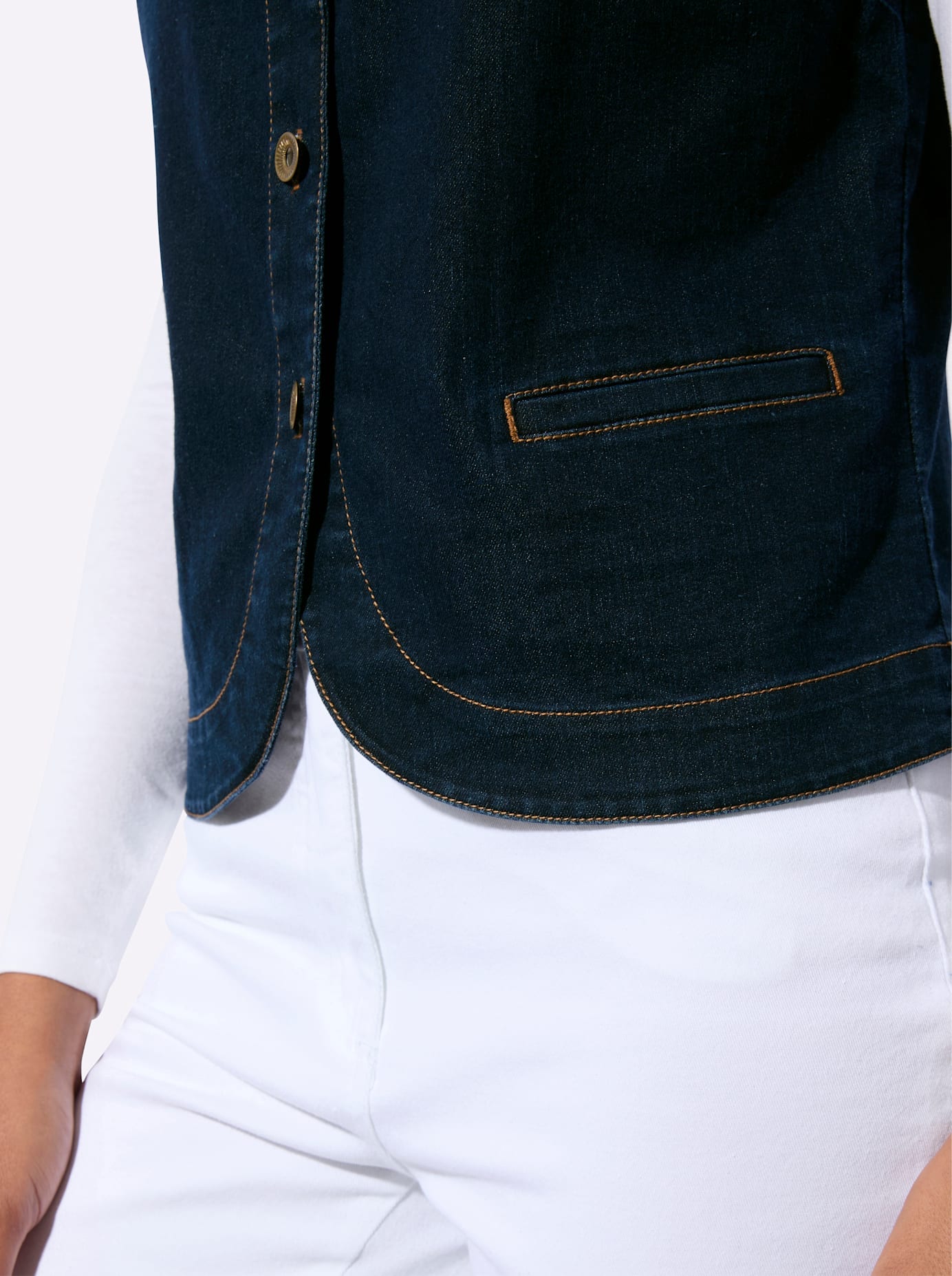 Inspirationen Gilet en jean
