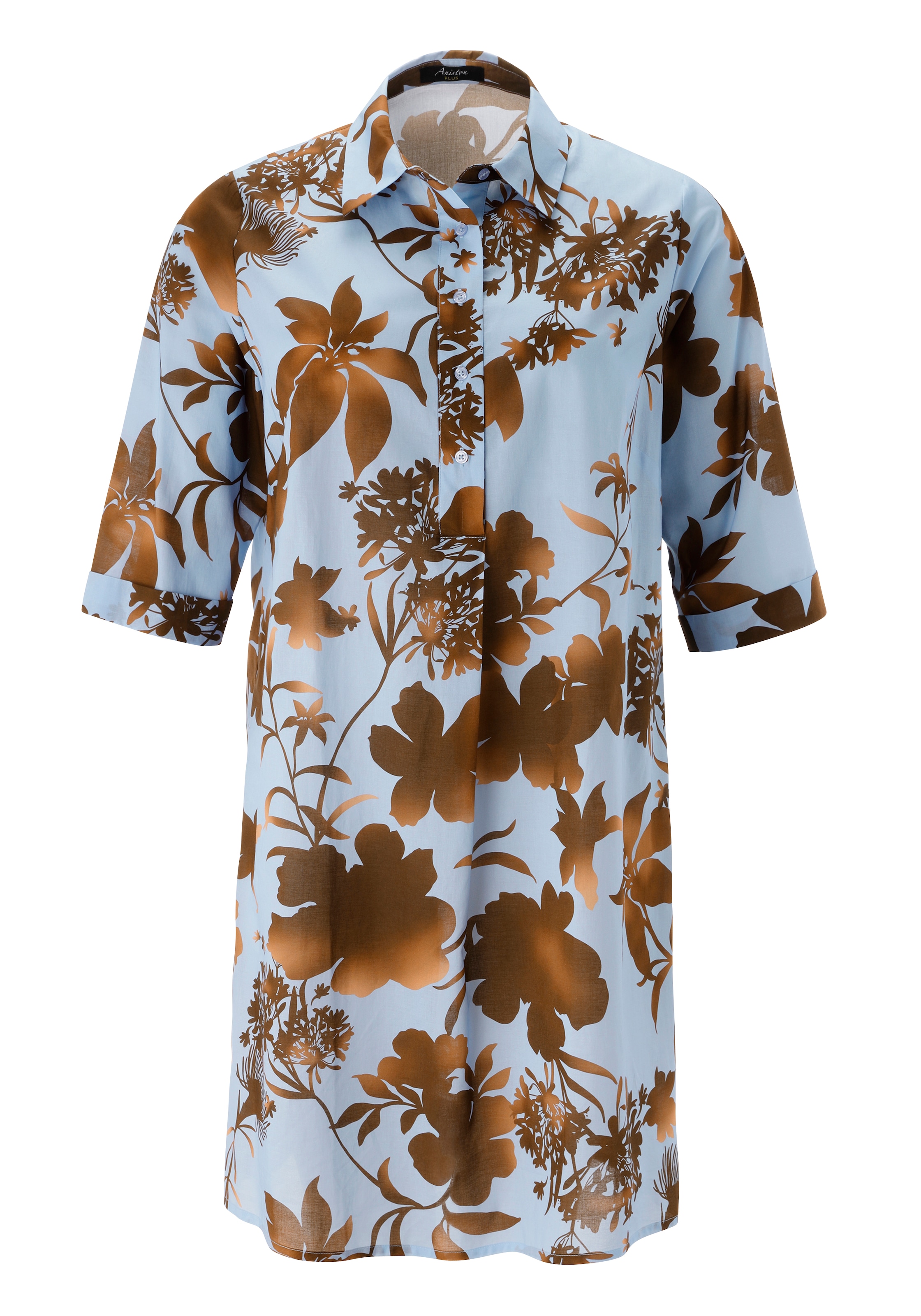 Aniston PLUS Robe chemisier aus reine Baumwolle - NEUE KOLLEKTION