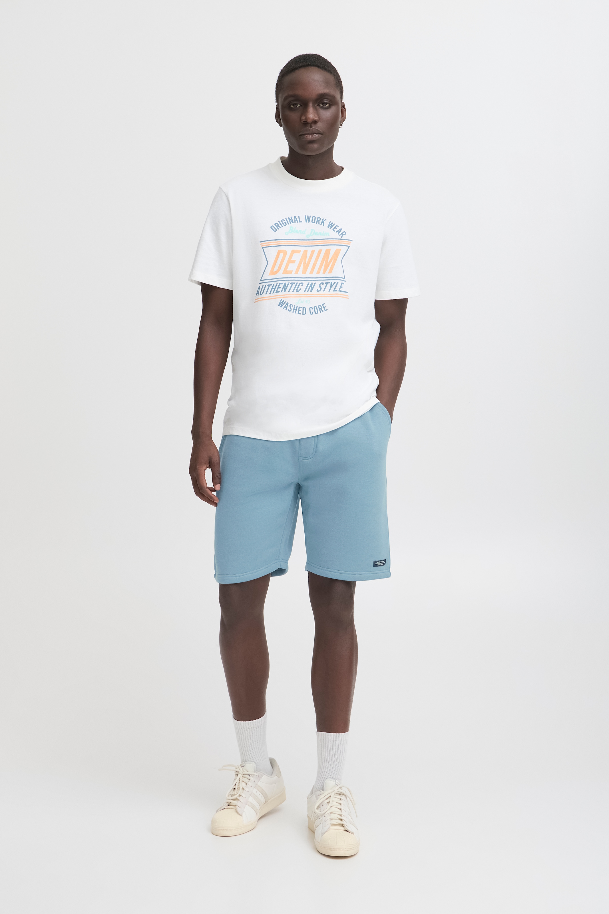 Blend Sweatshorts »BL-Shorts«  Relaxed Fit, mit Kordelverschluss, aus Baumwolle und Polyester