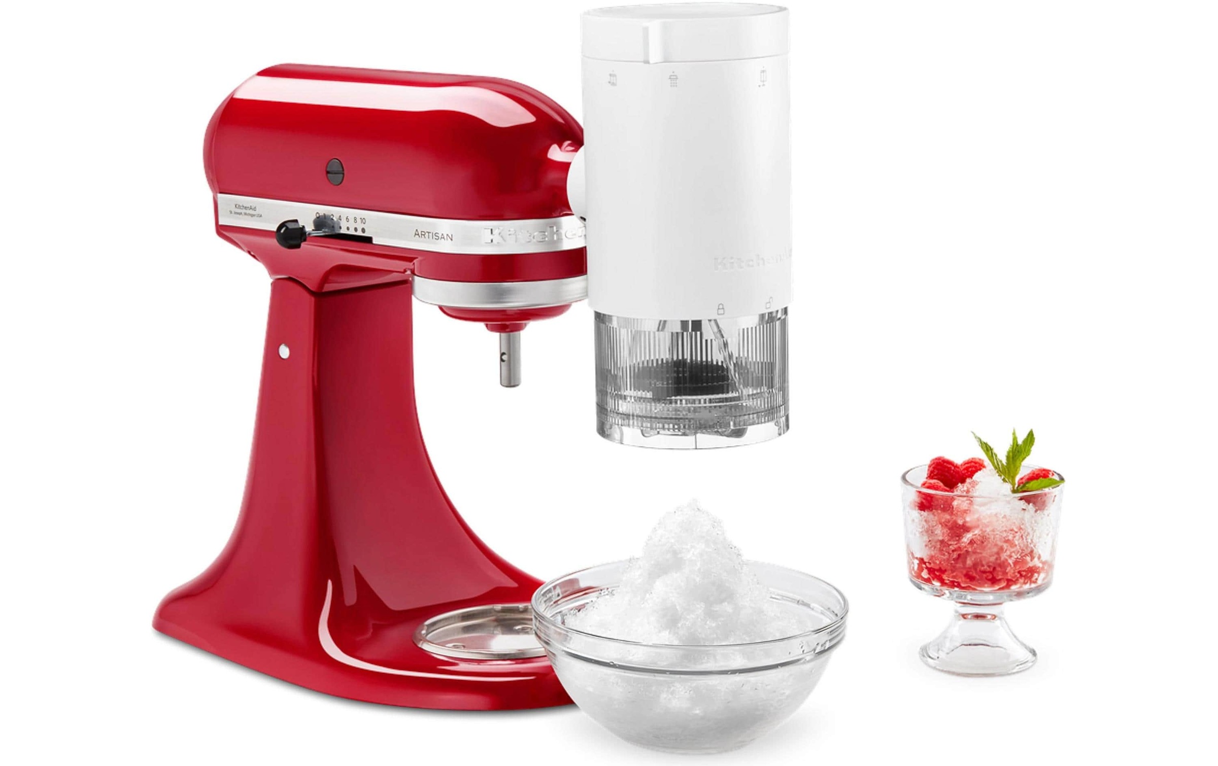 KitchenAid Rehausse de la machine à glaçons »Shave-Ice Aufsatz 5KSMSIA« Vielseitiger Shave-Ice-Vorsatz mit 2 Klingen