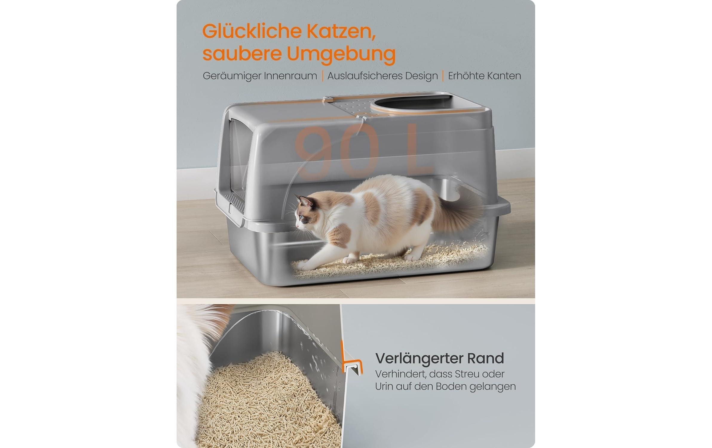 FEANDREA Katzentoilette »XL 61 x 41 x 36.5 cm«