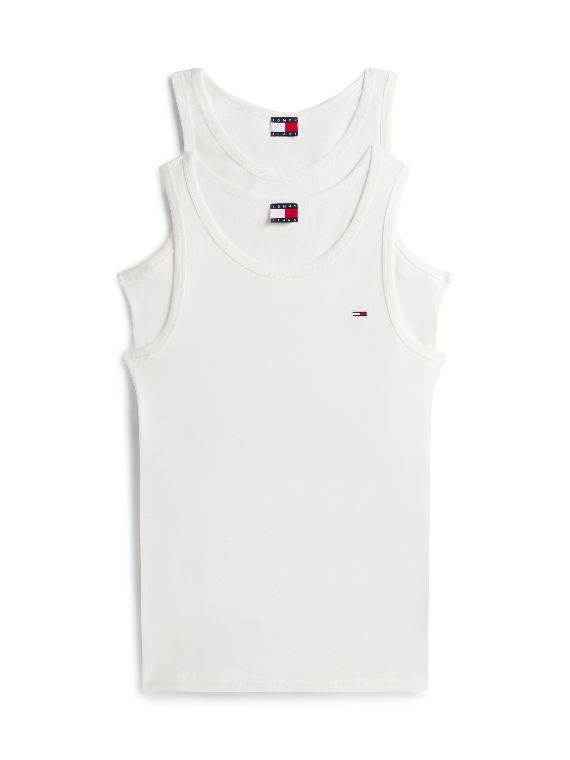 Tommy Jeans Débardeur »TJM XSLIM 2PCK RIB TANK EXT« Packung, 2er, 2 cuis tlg. mit gerippter Struktur