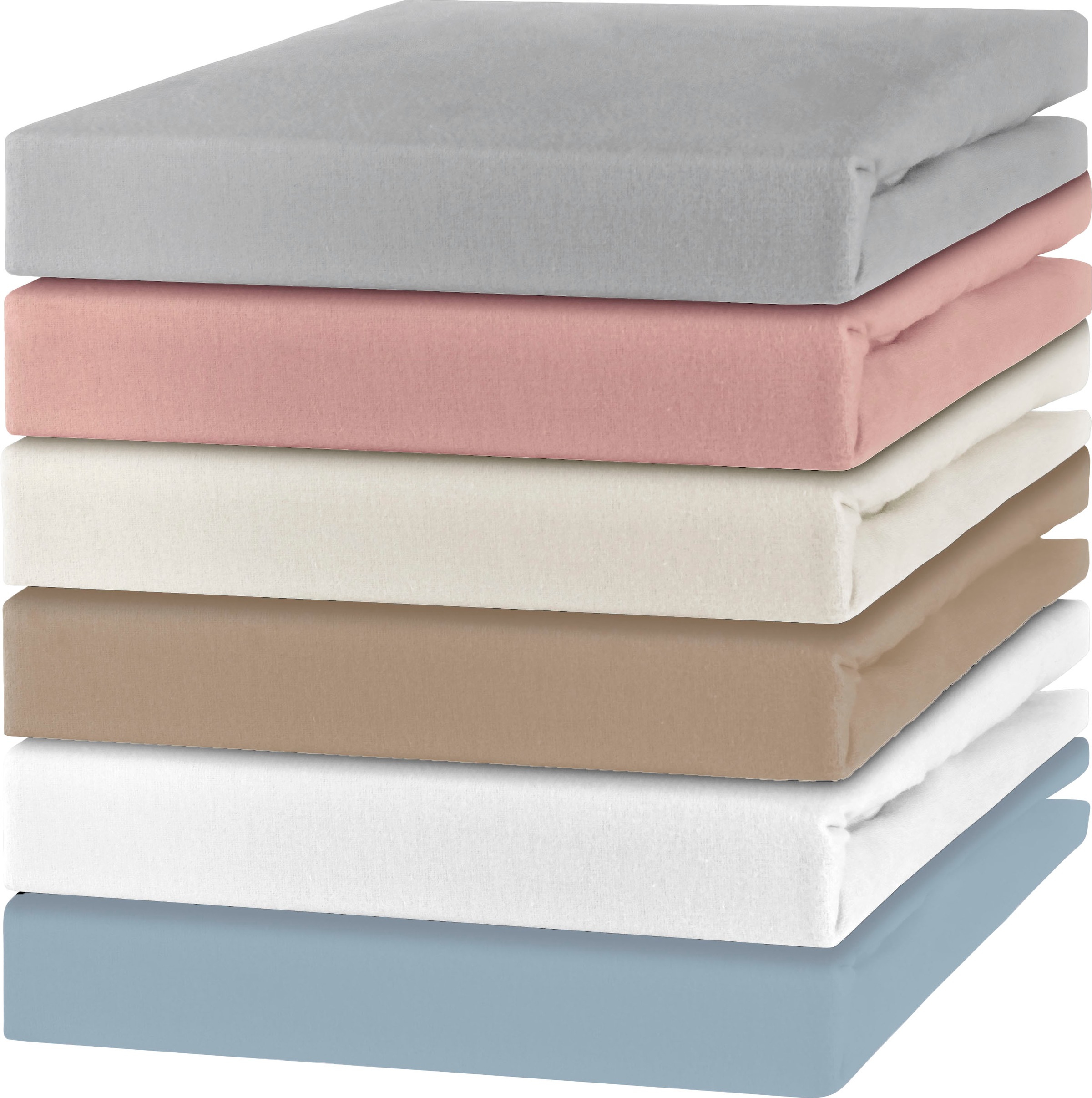 SETEX Spannbettlaken »GOTS Feinbiber Spannbettlaken« aus zertifizierter Bio-Baumwolle