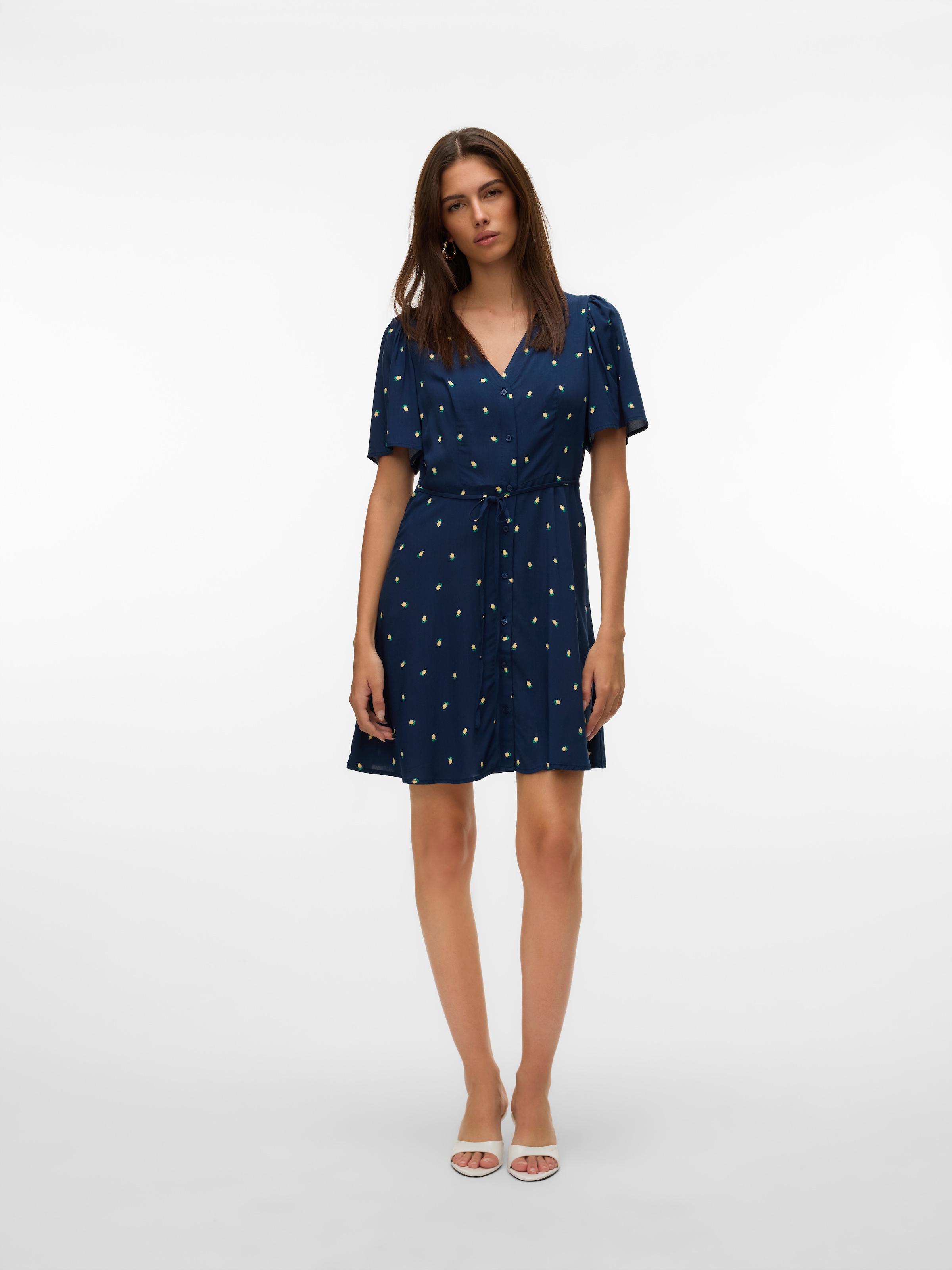 Vero Moda Minikleid »VMALBA SS SHORT DRESS WVN NOOS« Viskose, slim fit