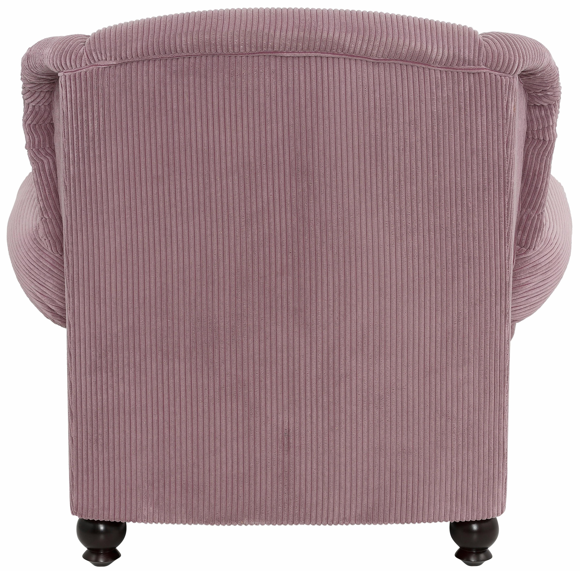 Home affaire Fauteuil XXL »King Henry, Sessel, Ohrensessel, Relaxsessel, Big Sessel, Breite 121cm« mit Federkern, in legerer Polsterung und  losen Kissen