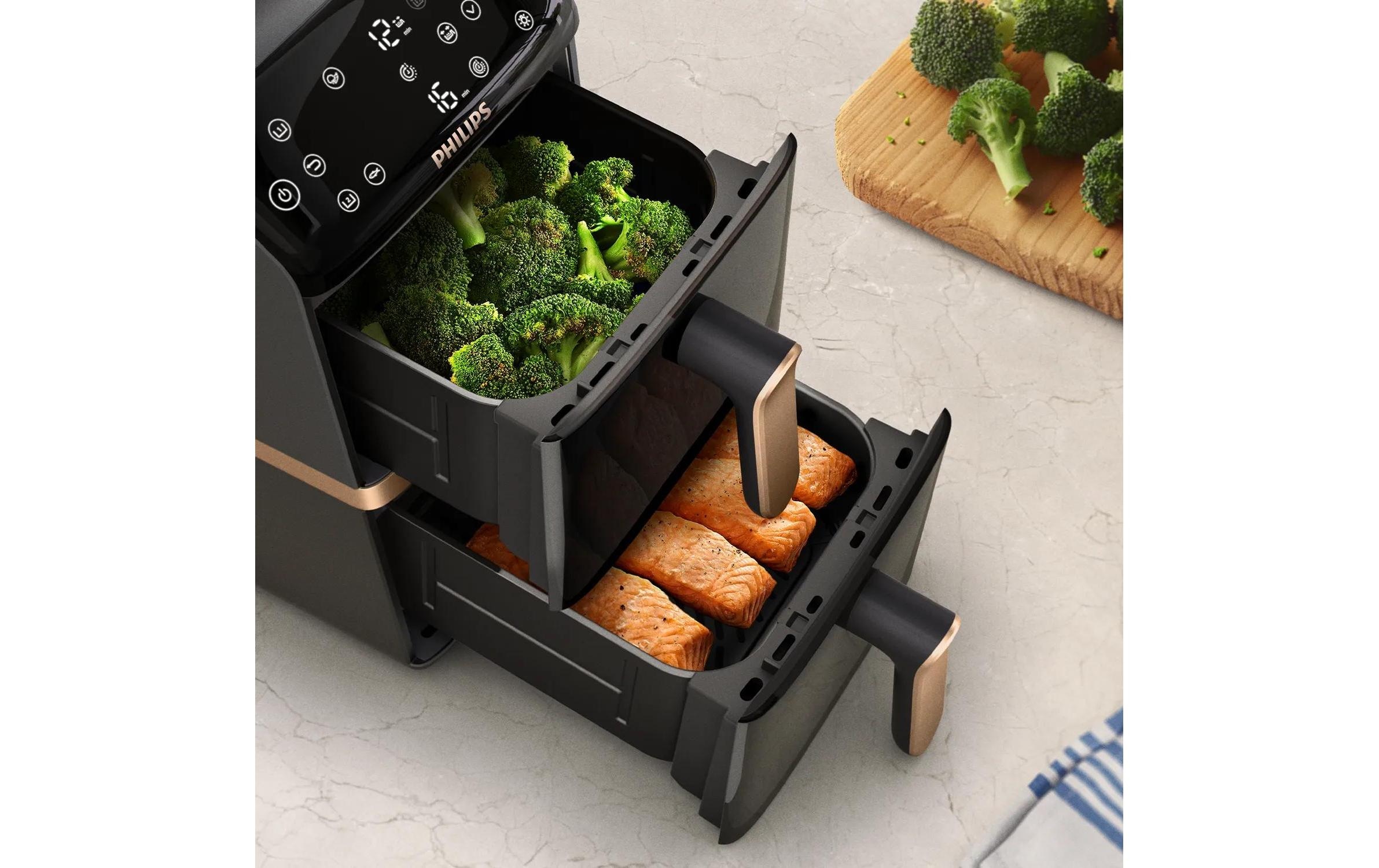 Philips Friteuse à air chaud »NA462/79 10 l« 2300 W avec revêtement antiadhésif