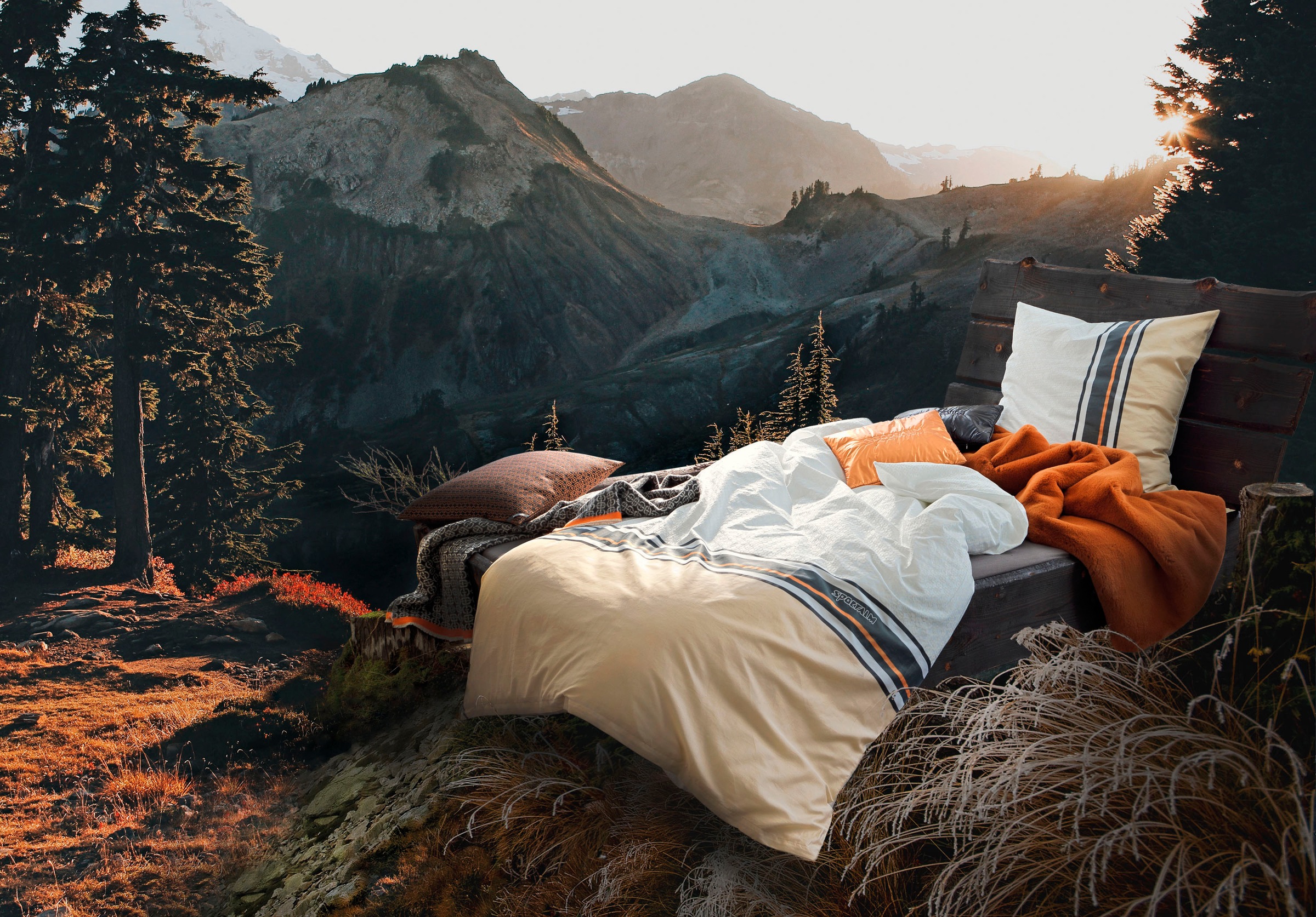 Sportalm Kitzbühel Dekokissen »Moscow Mule Shiny« in Skijackenoptik