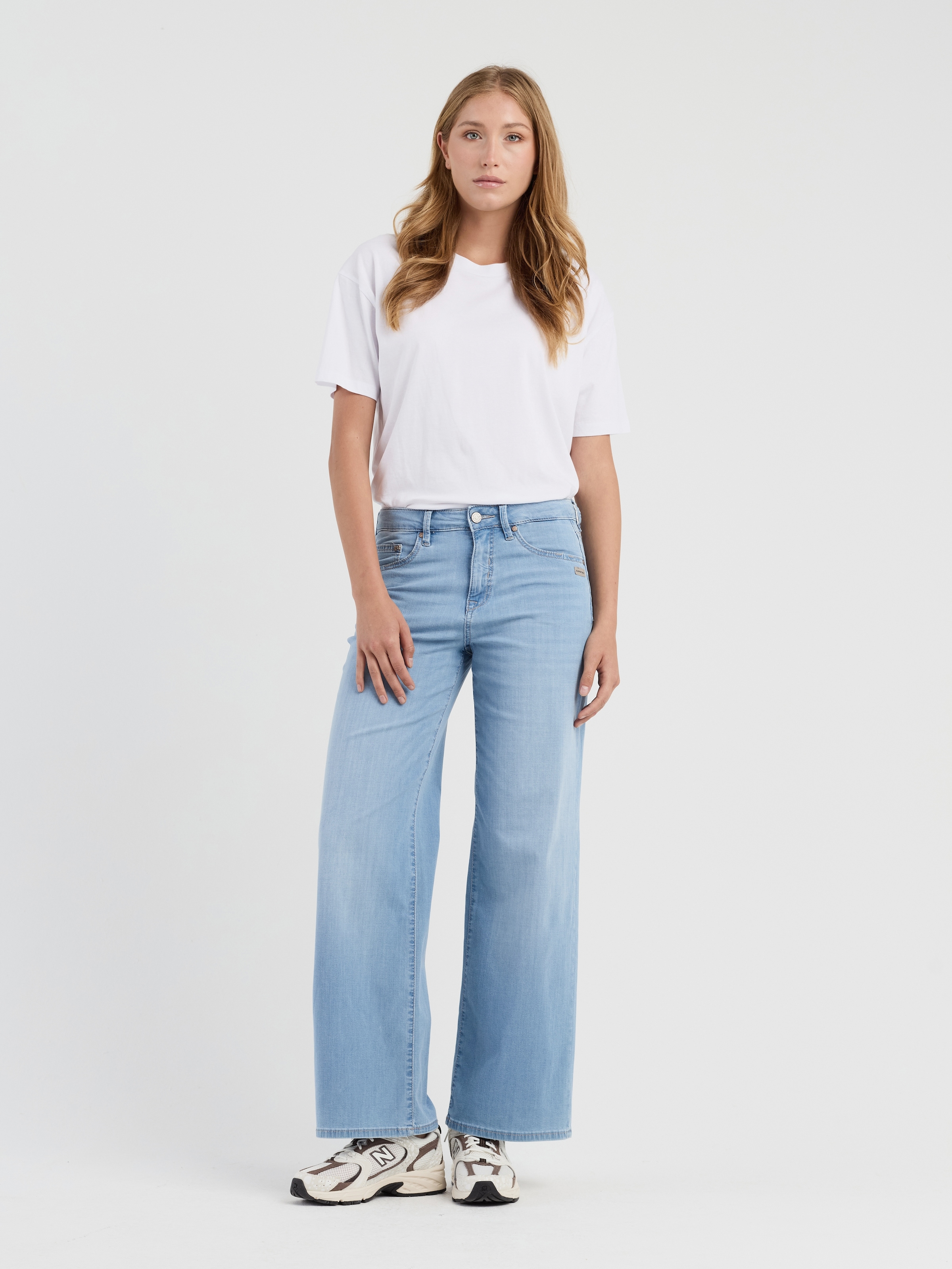 GANG »94CARLOTTA« coupe large style palazzo longue jusqu'au sol