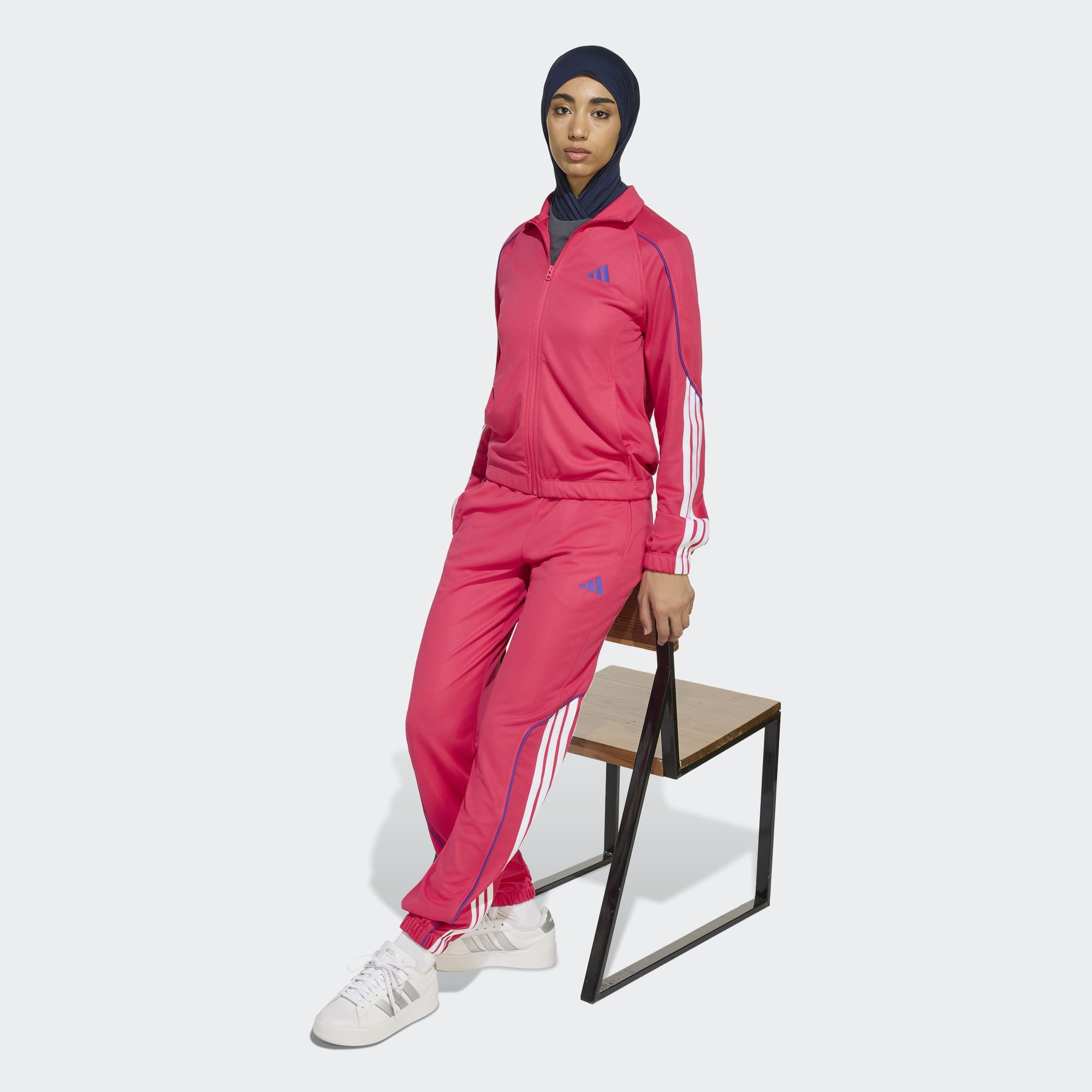 adidas Sportswear Trainingsanzug »W STADIUM TS« 2 für Erwachsene, zweiteiliges Set, aus Polyester