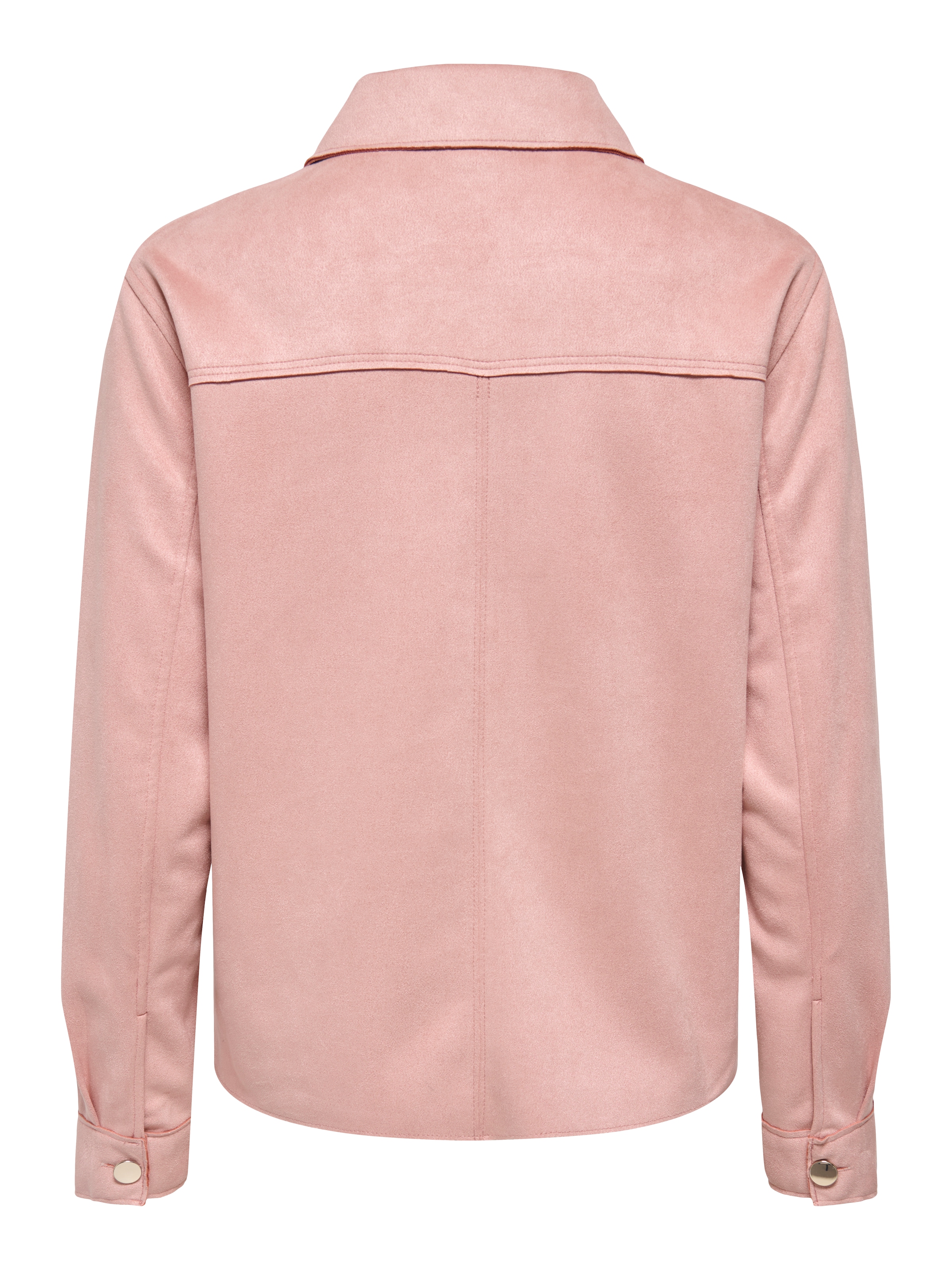 ONLY Blouse chemise »ONLMIRA L/S FAUX SUEDE SHIRT PNT« Materialmix, regular fit