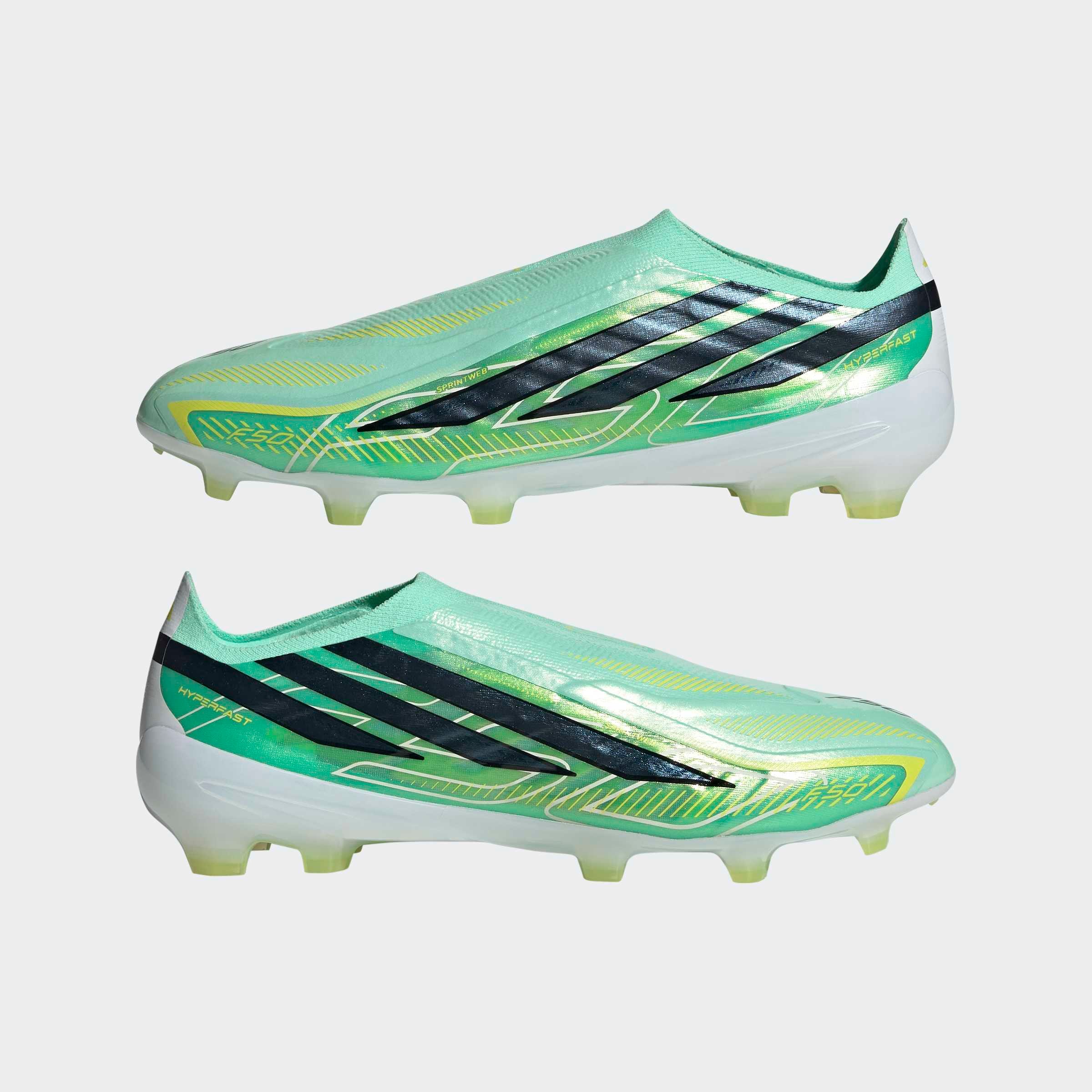adidas Performance Fussballschuh »F50 HYPERFAST PRO , FESTE BÖDEN, SCHNÜRLOS«  Aussensohle für Rasen und feste Böden