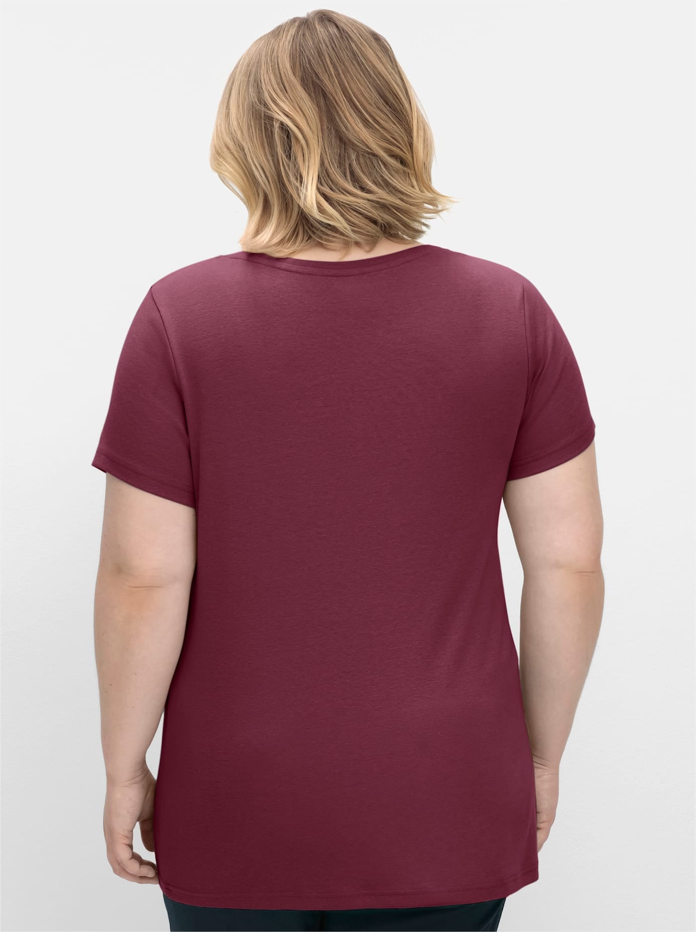 Sheego T-shirt »T-Shirt« 1