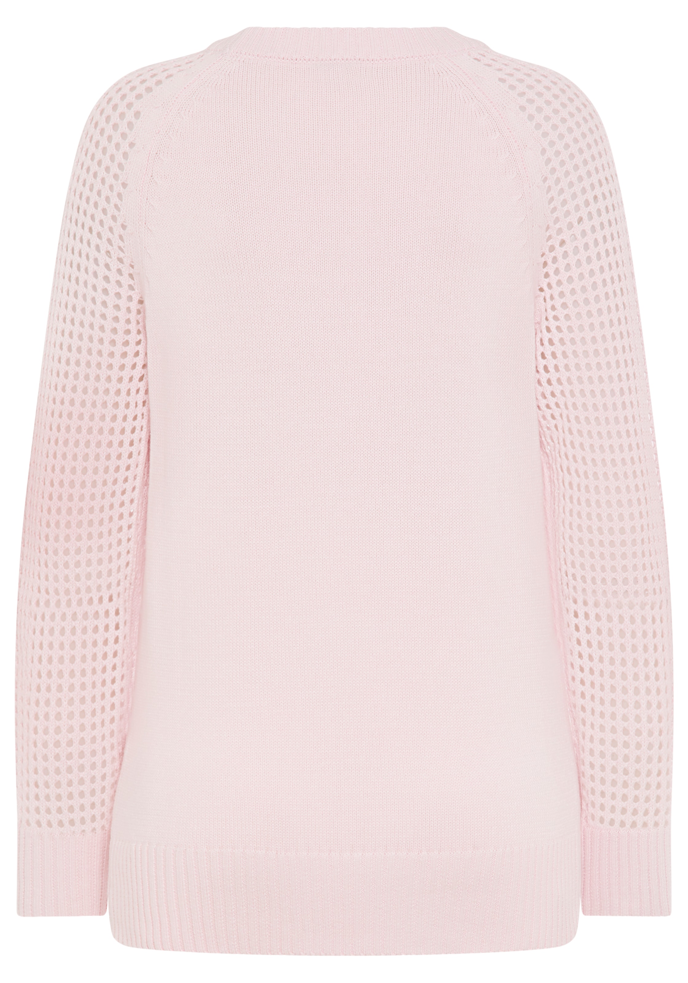 Bruno Banani Strickpullover aus Baumwolle mit Ärmel in Lochstrick