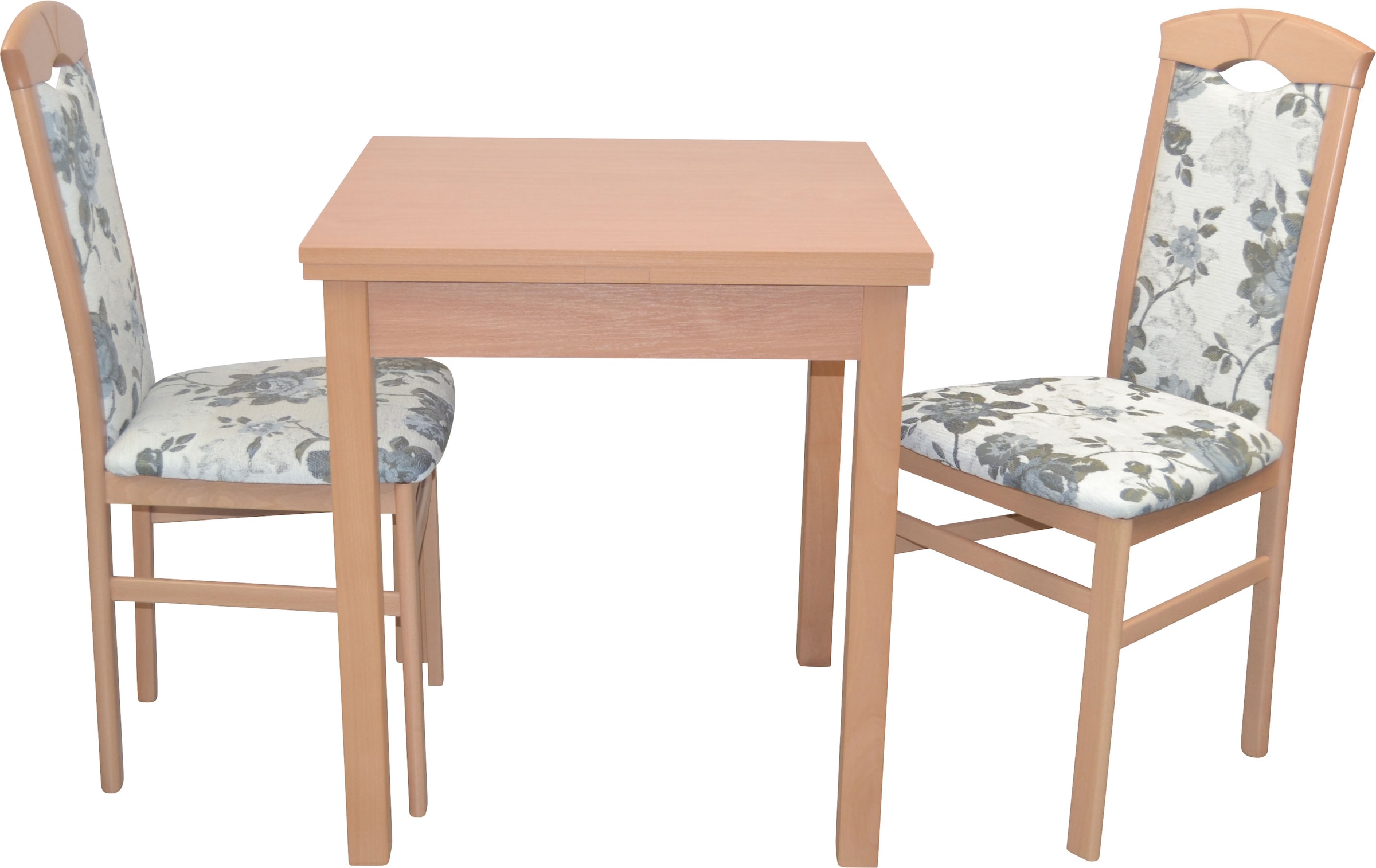 HOFMANN LIVING AND MORE Ensemble de salle à manger »Berta« Spar-Set, 1 Tisch, 2 Stühle, 3 cuis tlg.