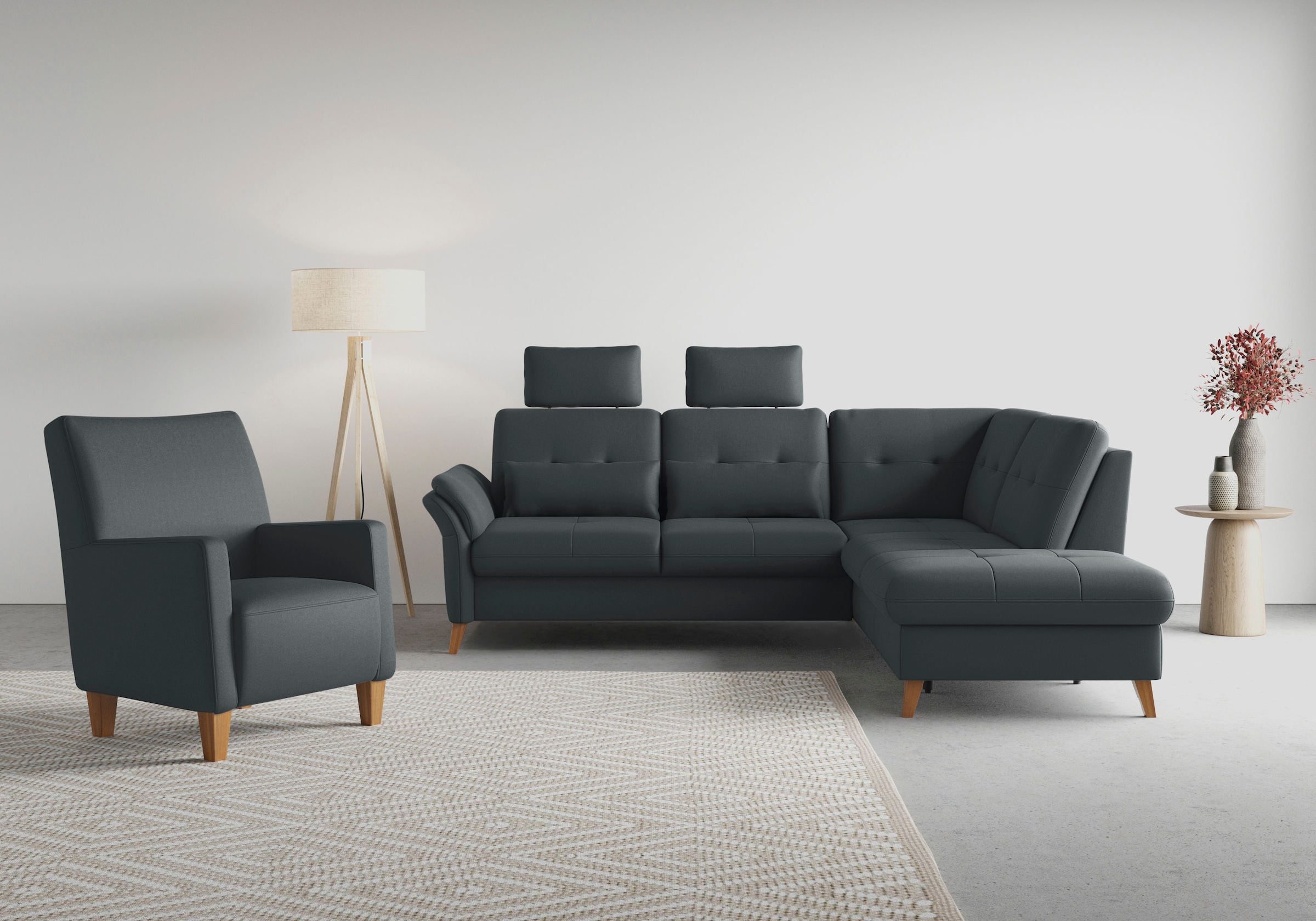 sit&more Fauteuil »Bosse« mit Federkern