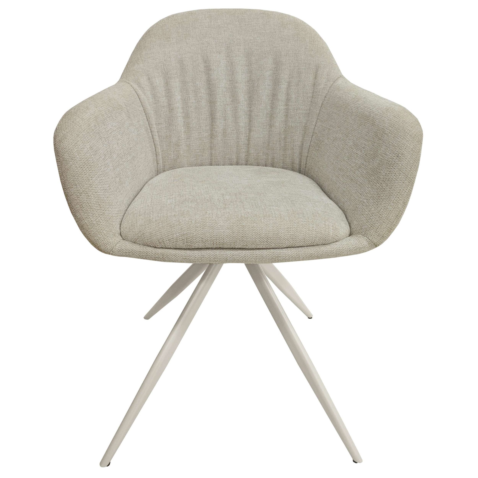 GOODproduct Chaise de salle à manger »Avisio« () 2 cuisDossier rembourré, accoudoirs et surface d'assise, hauteur d'assise 50 cm