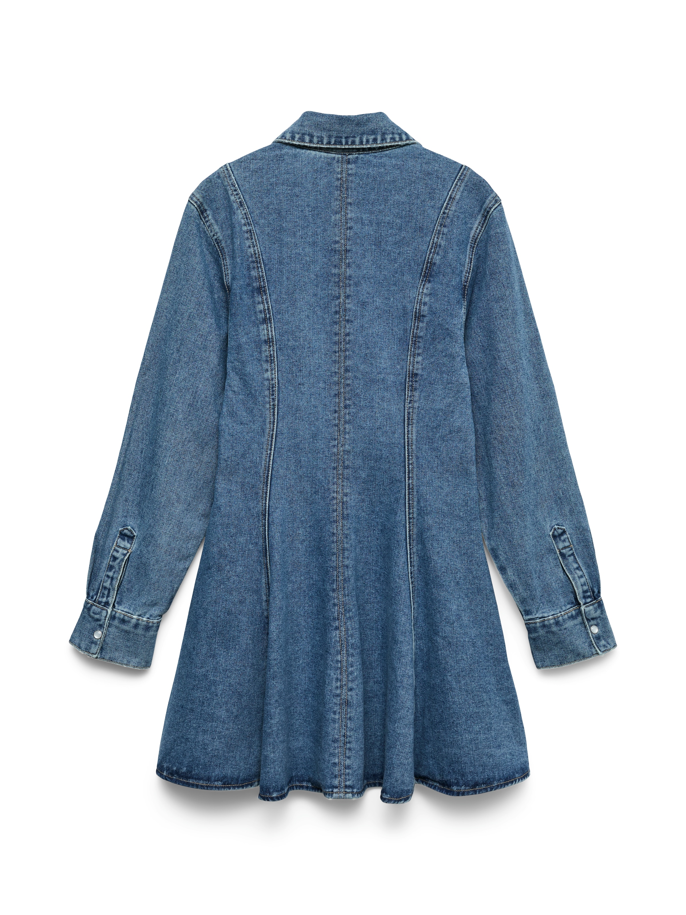 Vero Moda Jeanskleid »VMJESSIE LS SHORT DENIM DRESS NOOS« Baumwollmischung