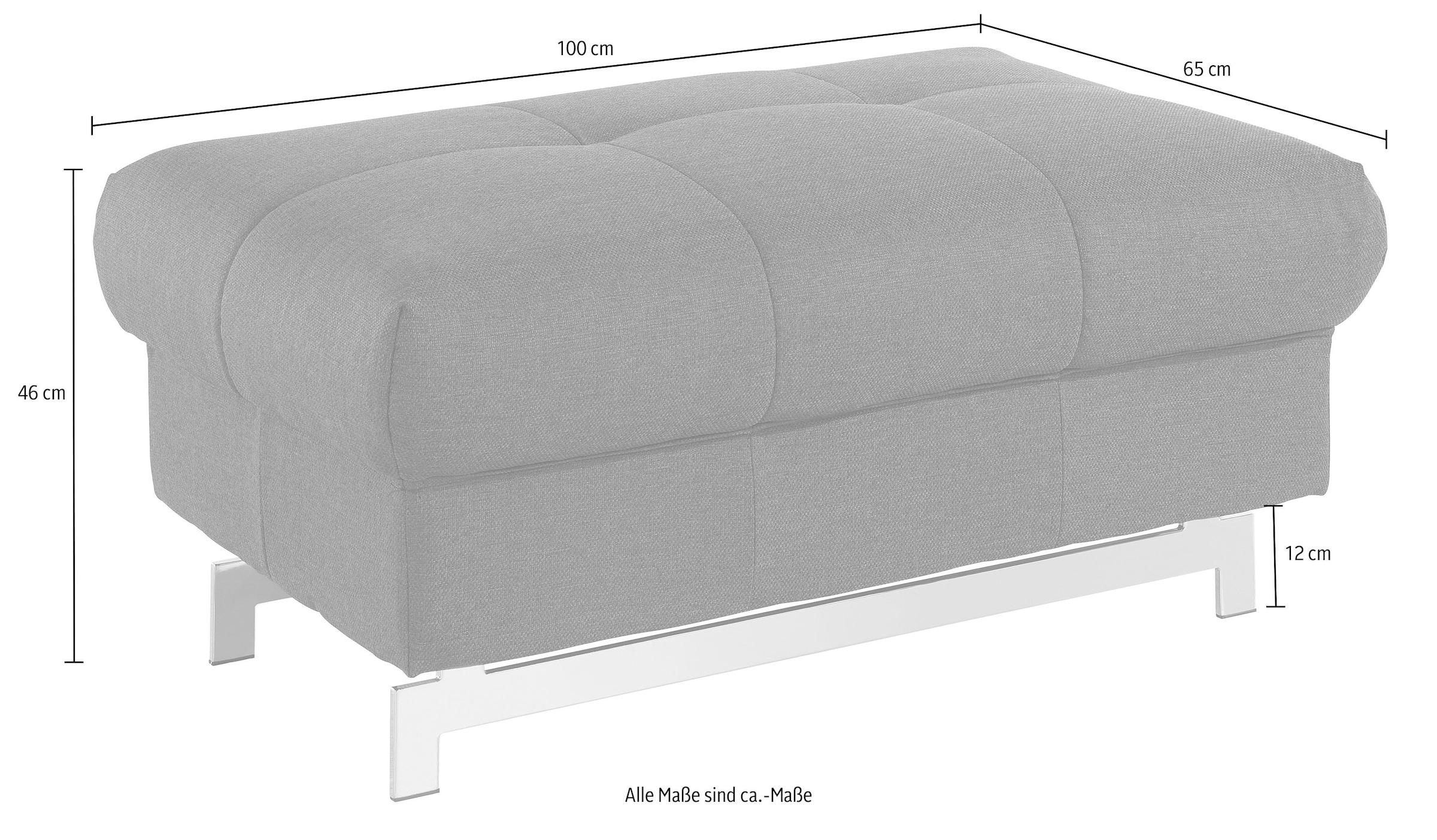 COTTA Tabouret »Chef« mit edlen Metallkufen