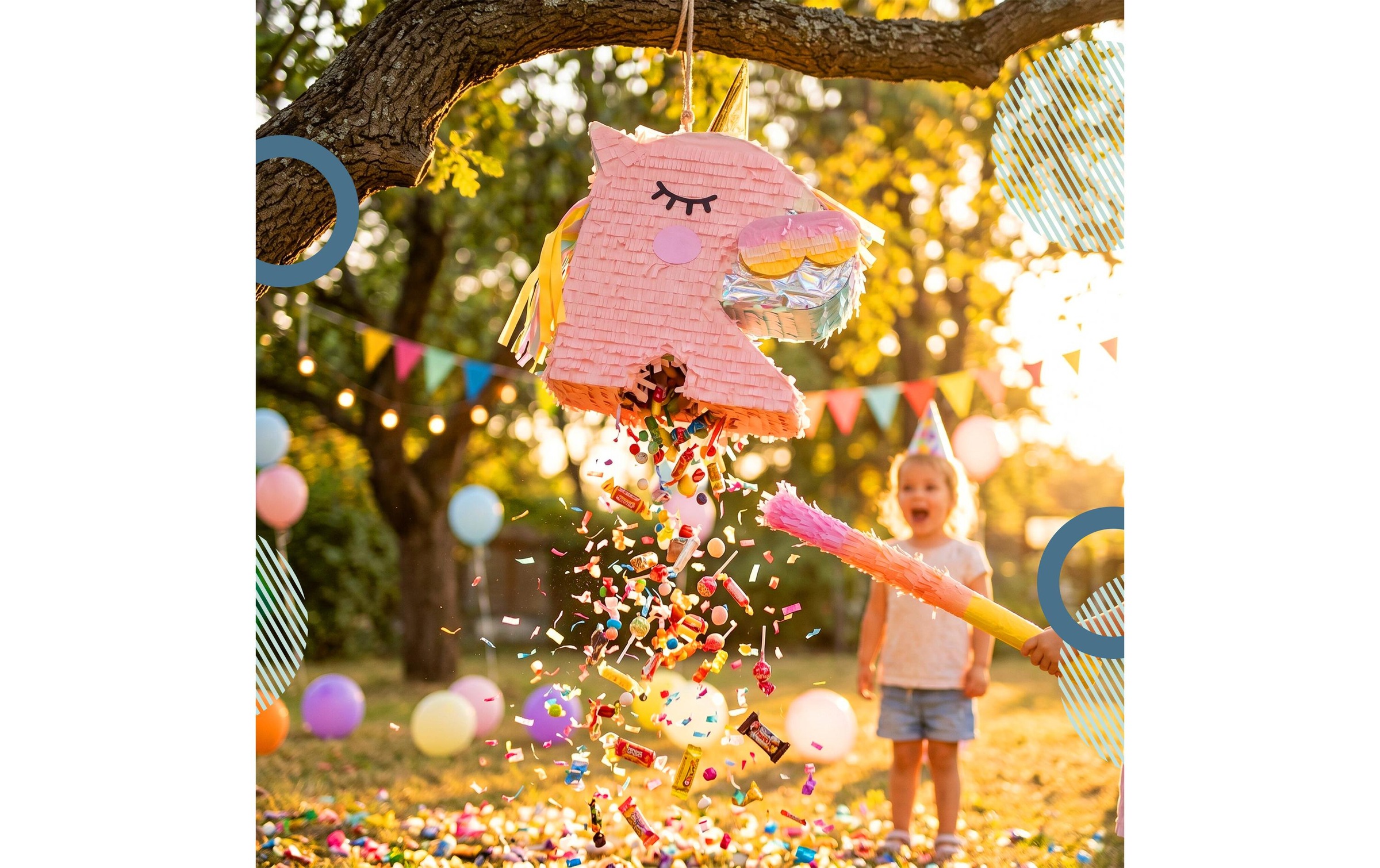 relaxdays Pinata »Einhorn Einhorn«