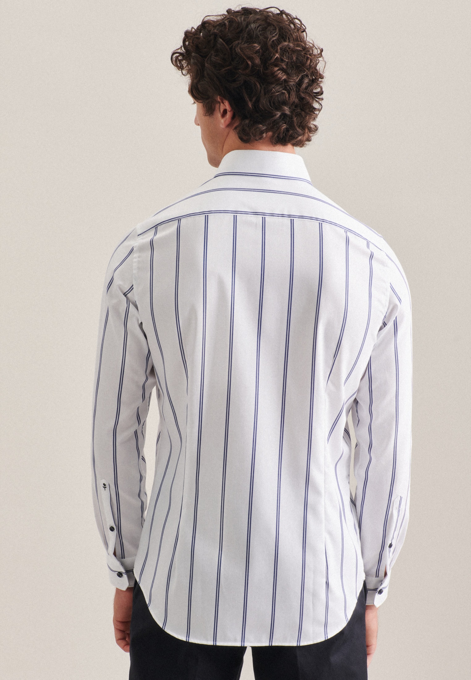 seidensticker Chemise d'affaires »Slim« Slim 1/1 Kentkragen Streifen